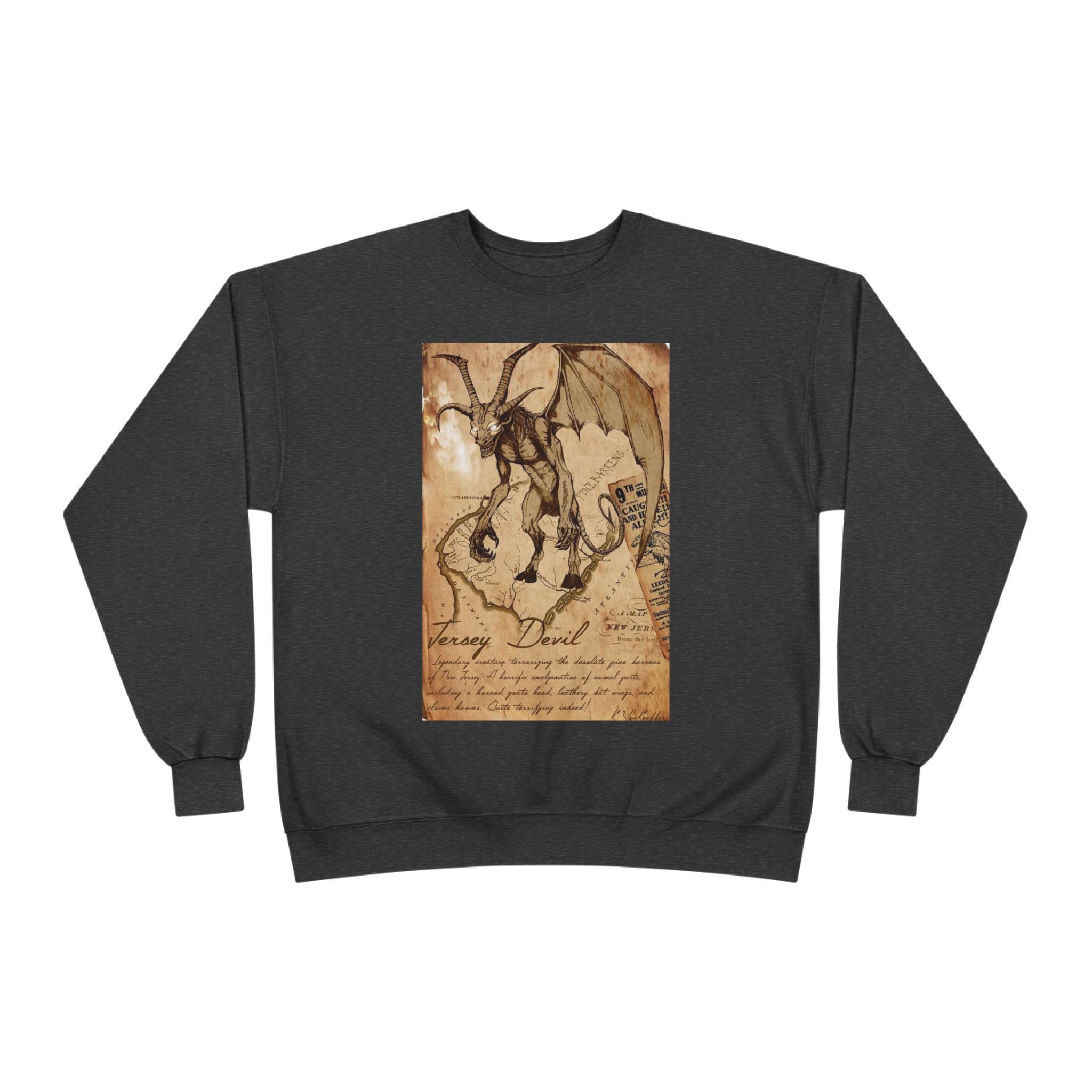 Vintage Demon Sketch Crewneck Sweatshirt
