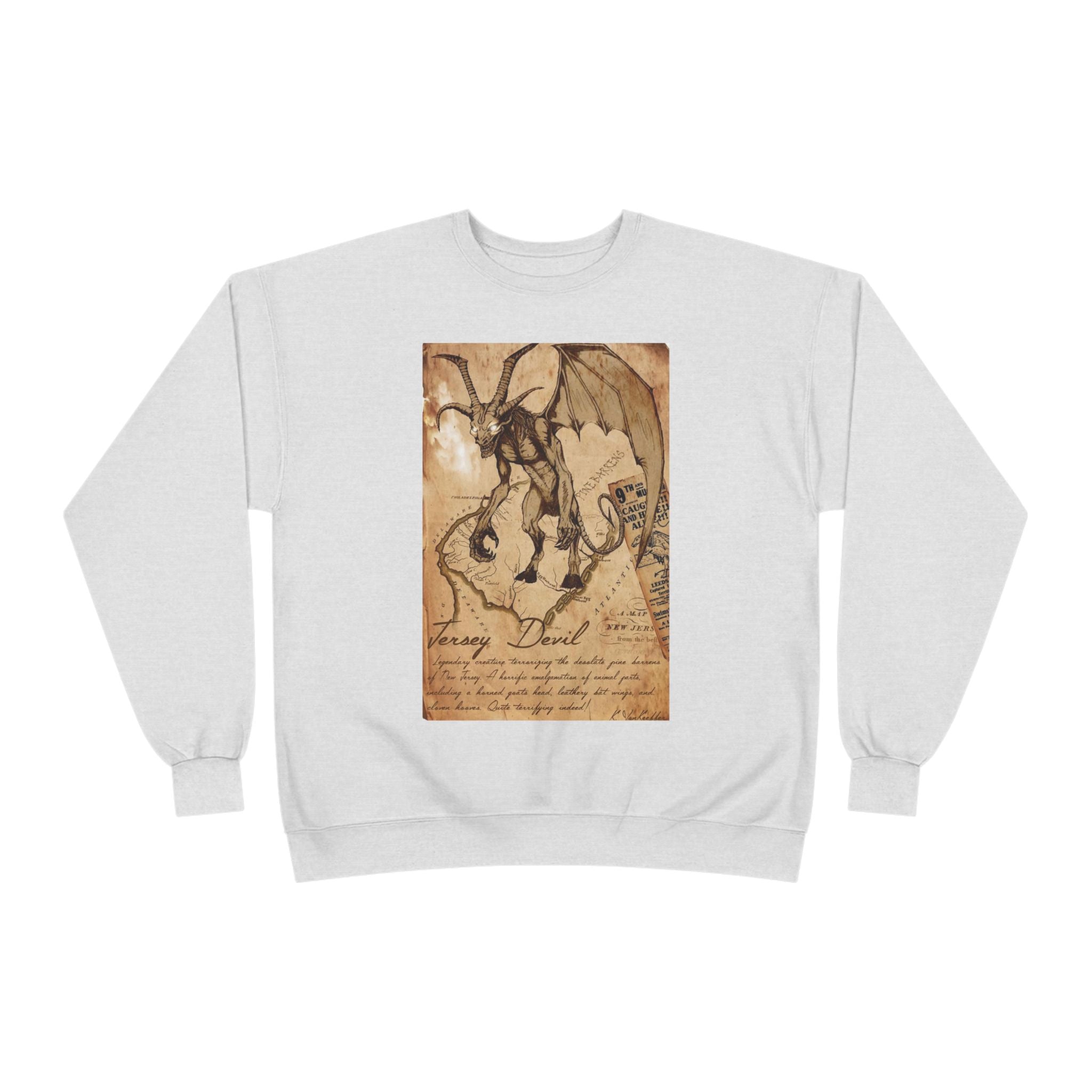 Vintage Demon Sketch Crewneck Sweatshirt