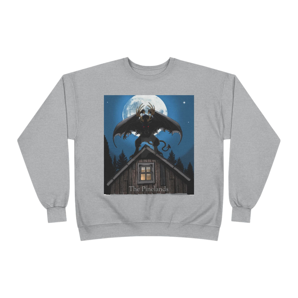 Werewolf Moon Crewneck Sweatshirt — Night Forest Horror Graphic