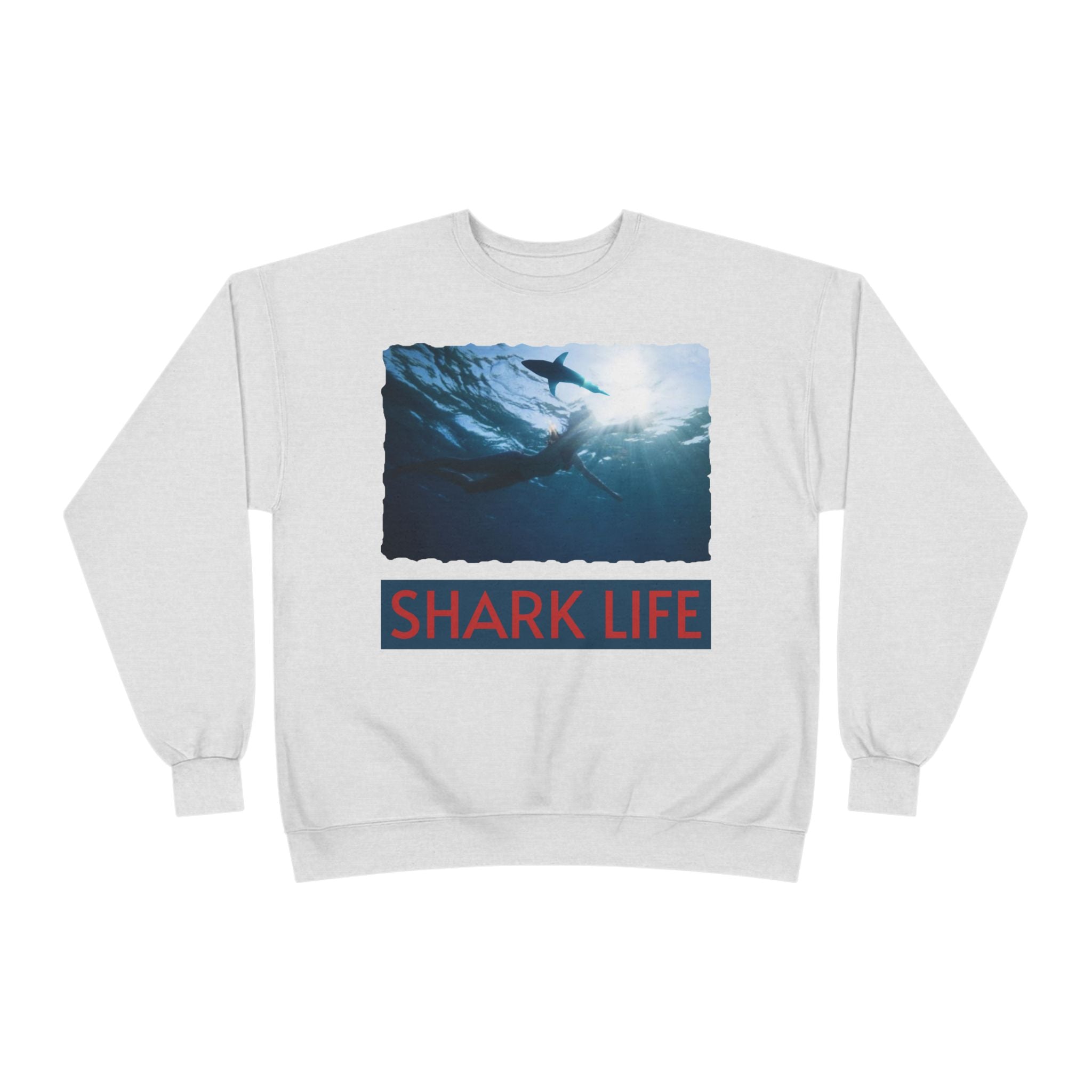 Ocean Sharks Photo Crewneck Sweatshirt