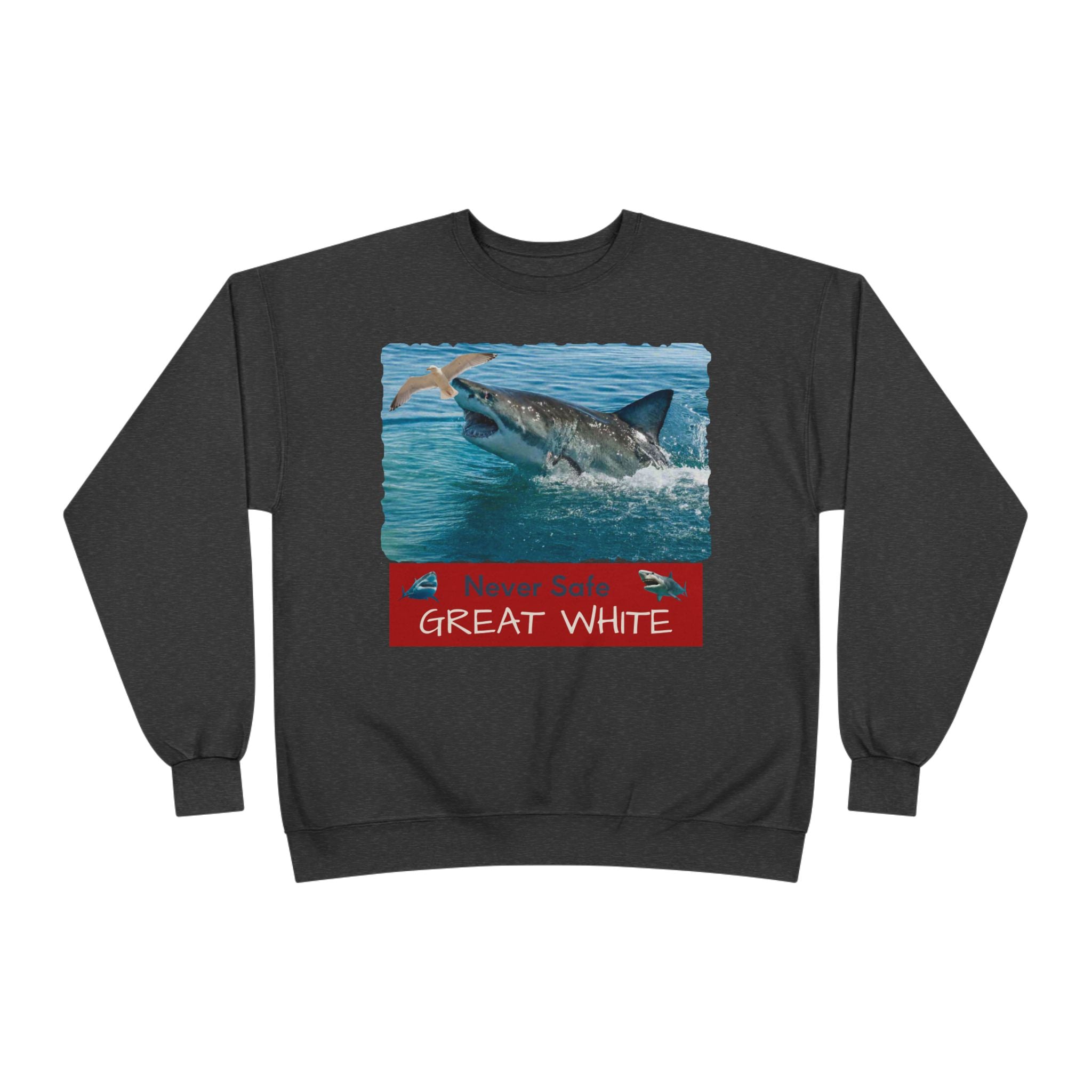 Great White Shark Crewneck Sweatshirt