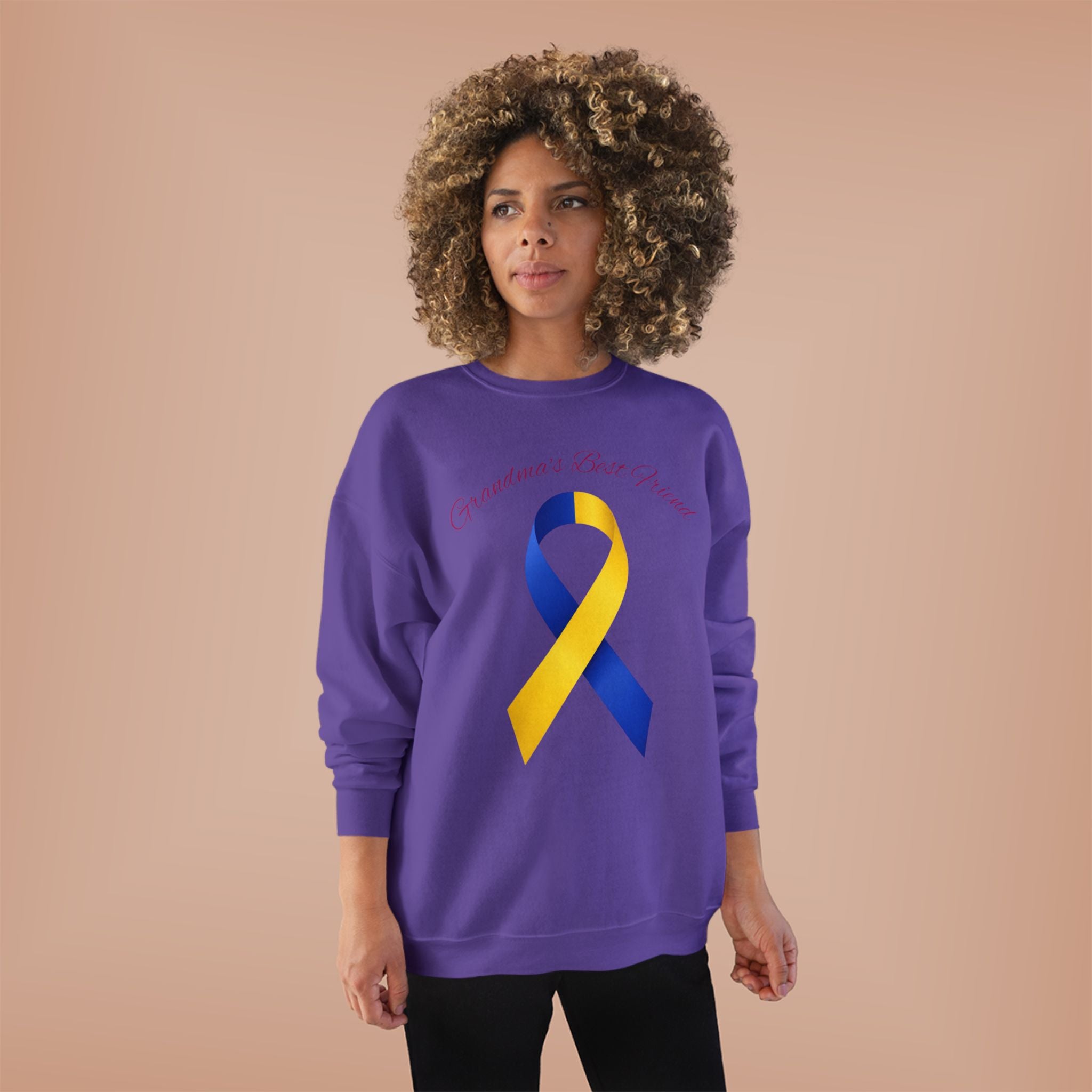 Grandma's Brave Cancer Ribbon Sweatshirt