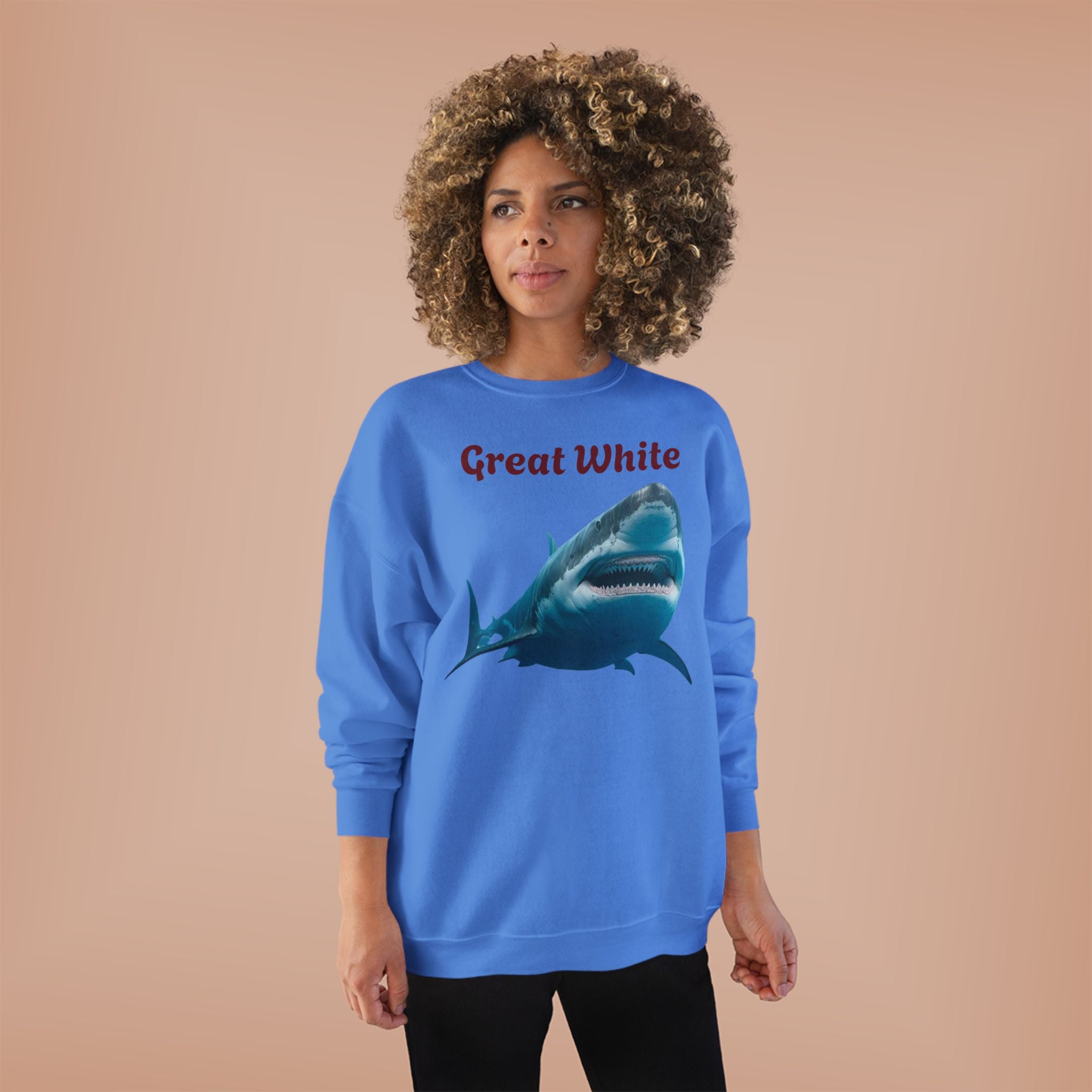 Great White Shark Crewneck Sweatshirt