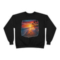 Crewneck Sweatshirt — Sunset Beach "Footprints" Graphic