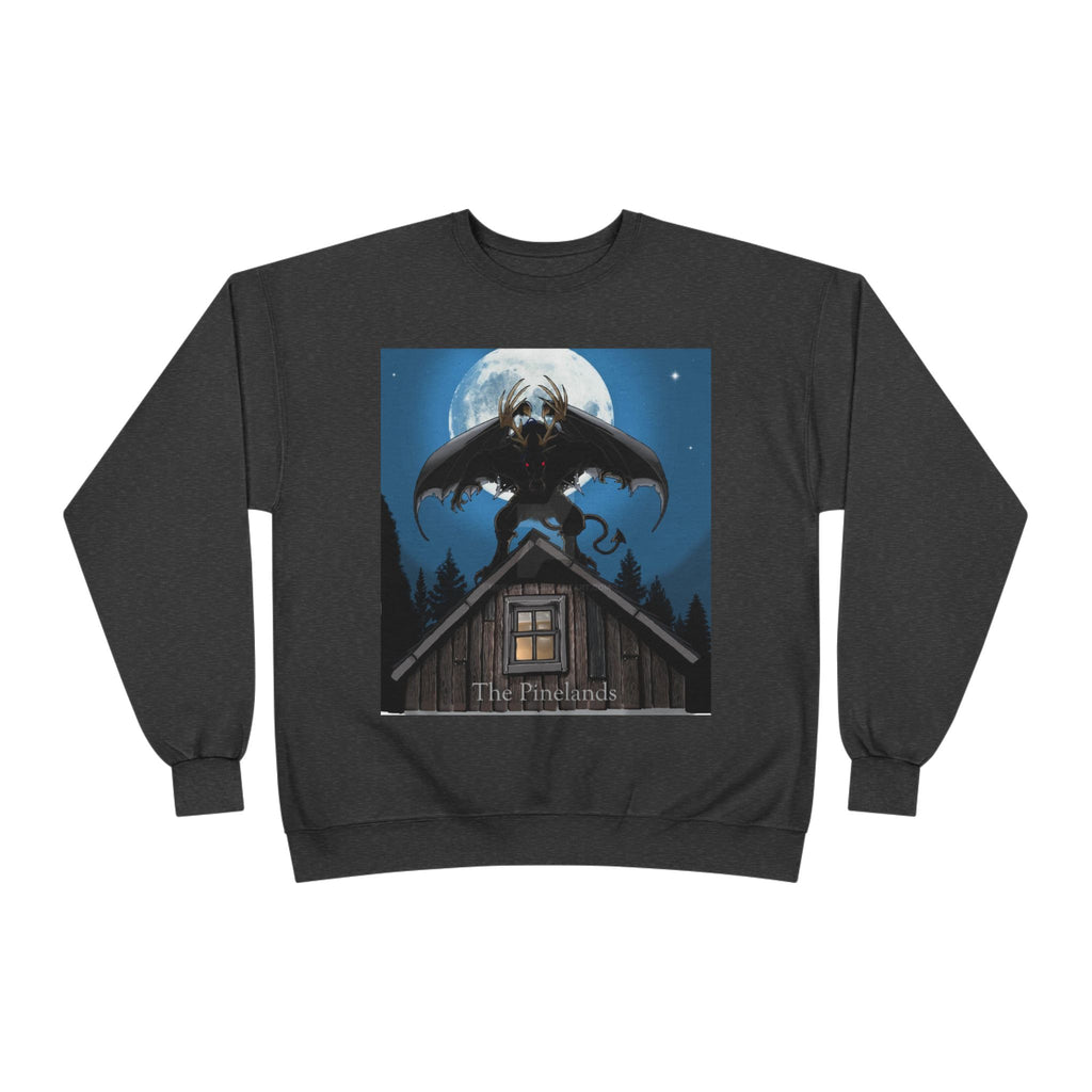 Werewolf Moon Crewneck Sweatshirt — Night Forest Horror Graphic