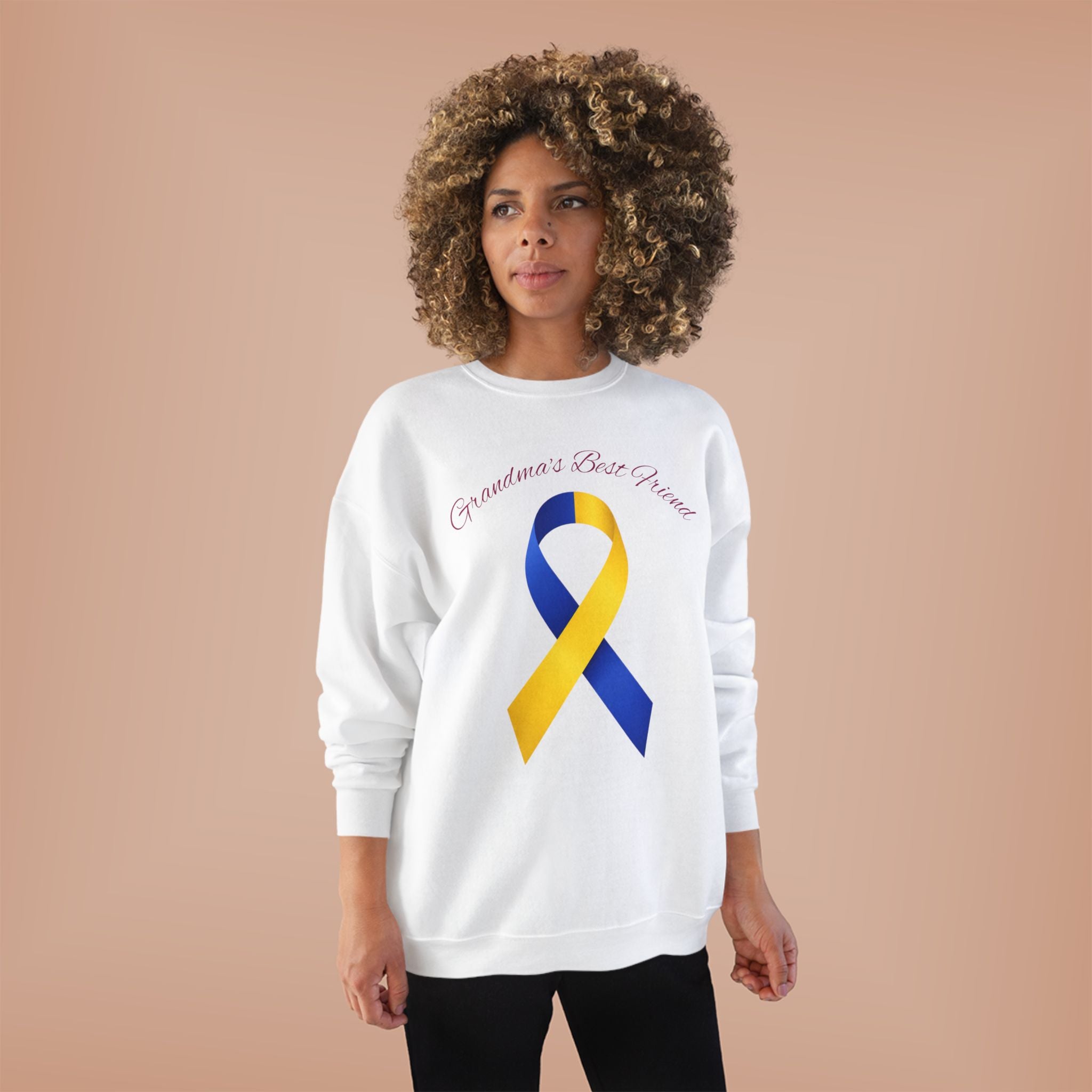 Grandma's Brave Cancer Ribbon Sweatshirt