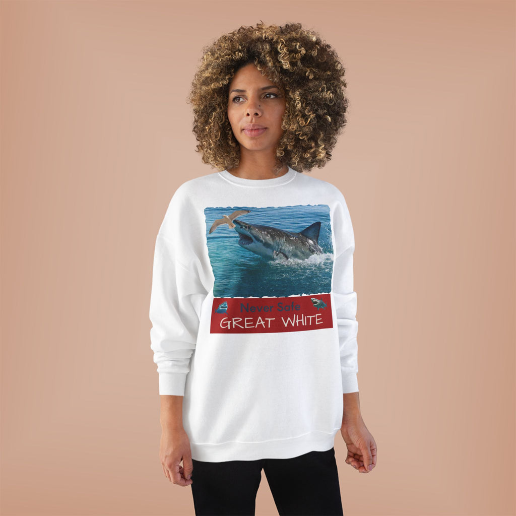 Great White Shark Crewneck Sweatshirt