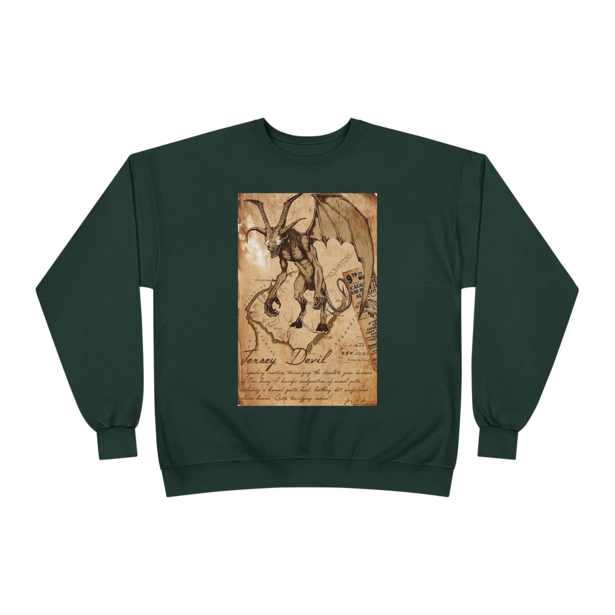 Vintage Demon Sketch Crewneck Sweatshirt