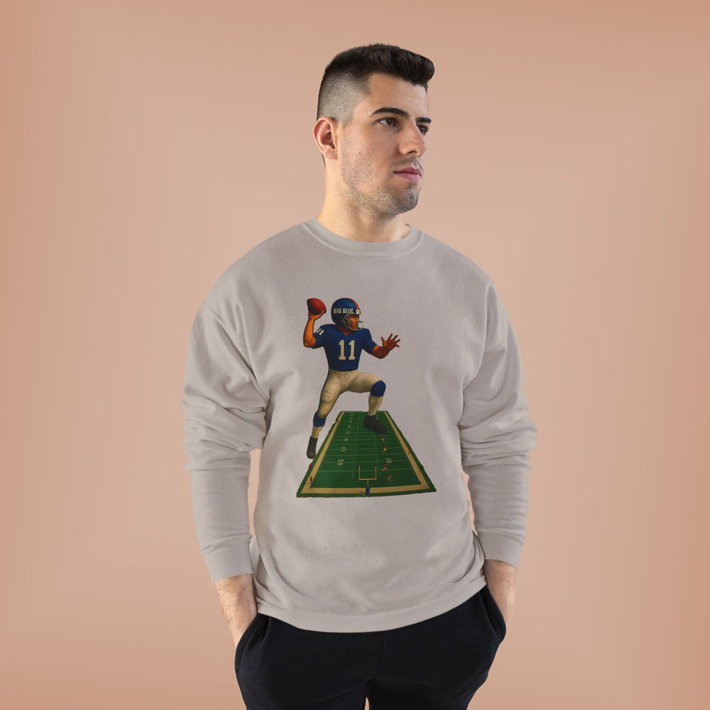 Football Quarterback Graphic Crewneck Sweatshirt