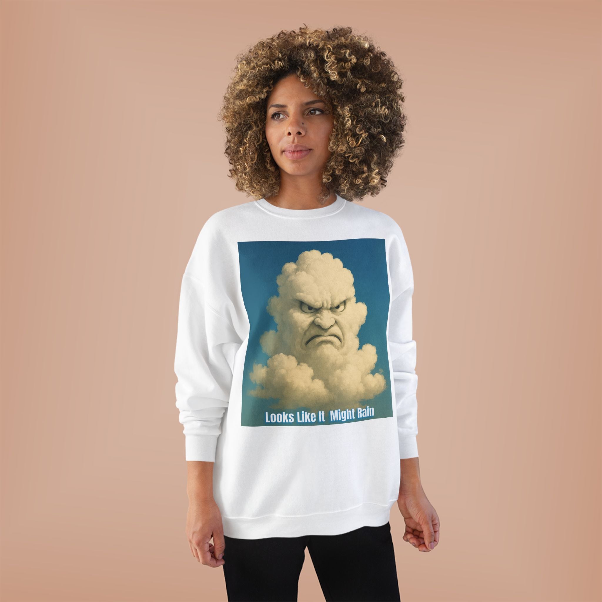 Angry Cloud 'Looks Like It Might Rain' Sweatshirt