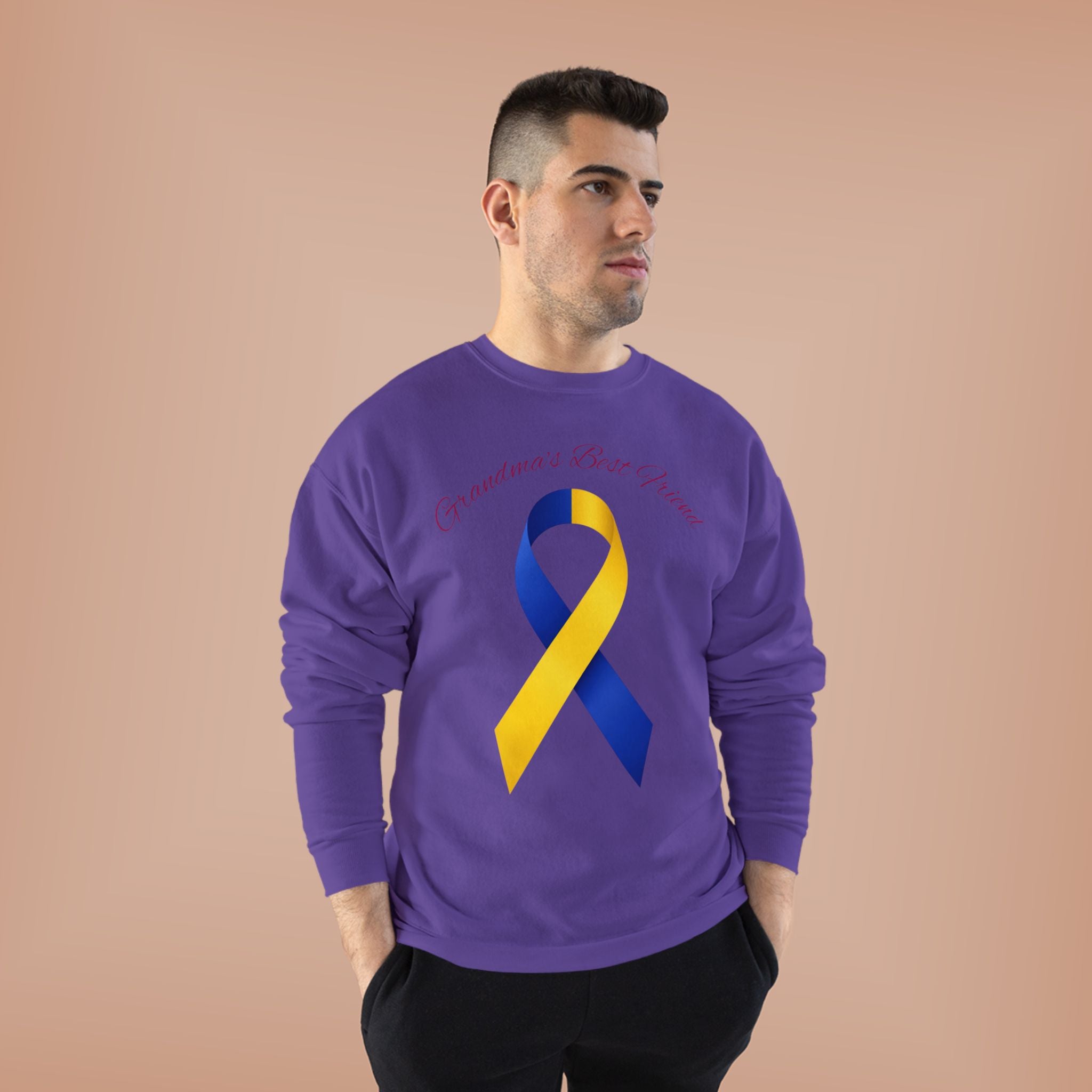 Grandma's Brave Cancer Ribbon Sweatshirt