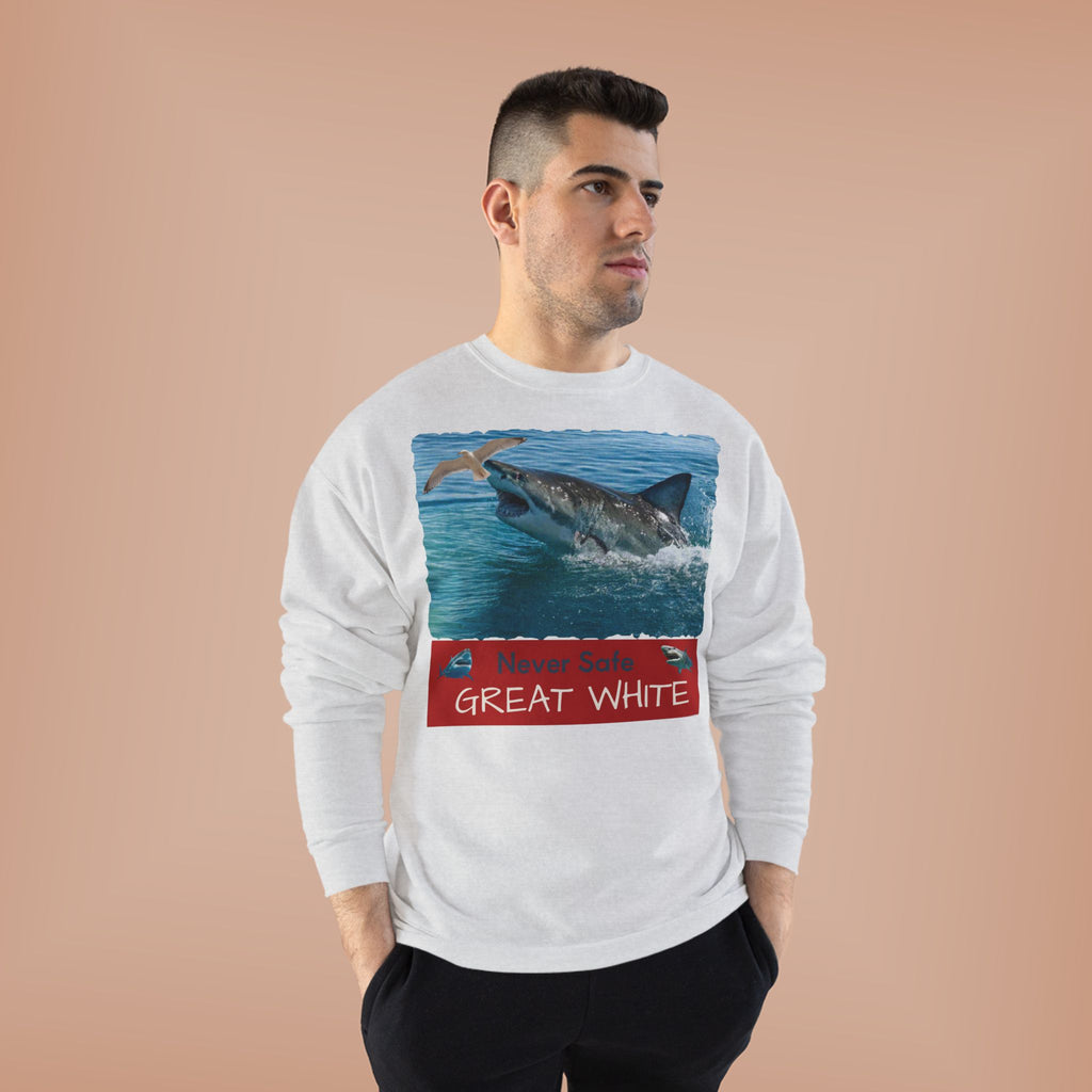 Great White Shark Crewneck Sweatshirt