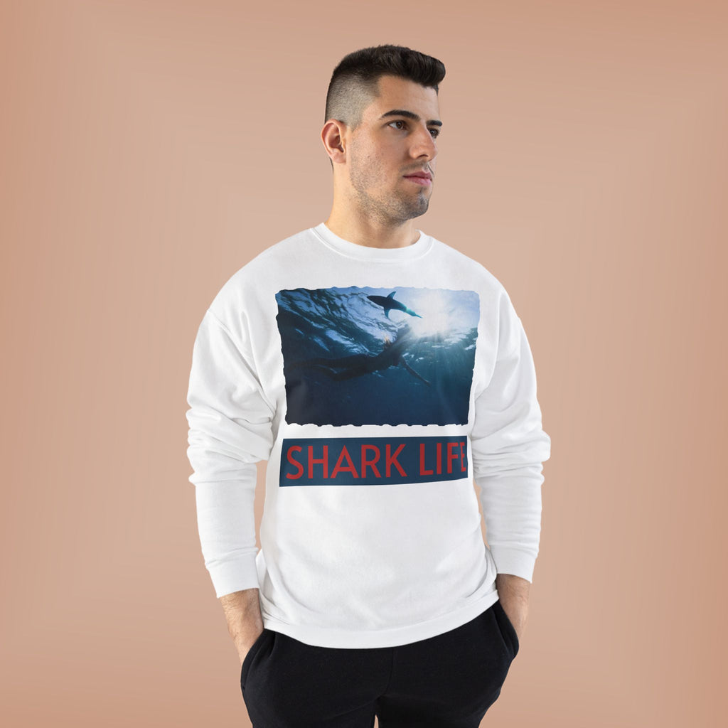 Ocean Sharks Photo Crewneck Sweatshirt