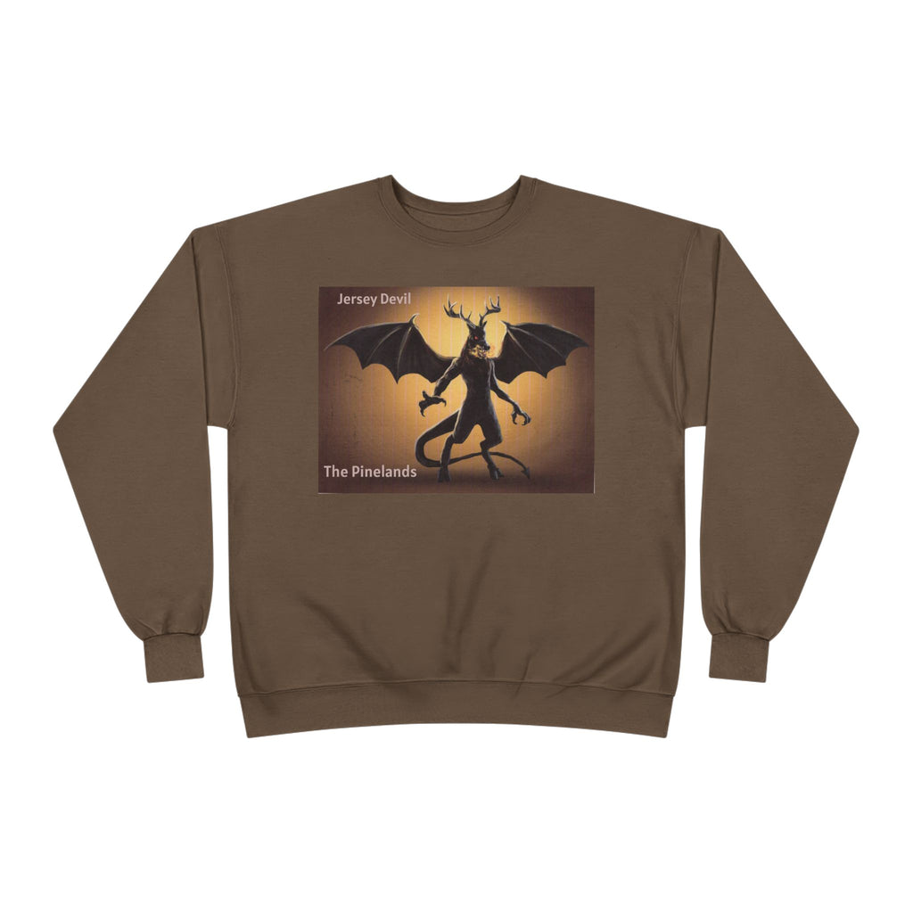 Devil Dragon Crewneck Sweatshirt – "The Firelands" Gothic Fantasy Graphic