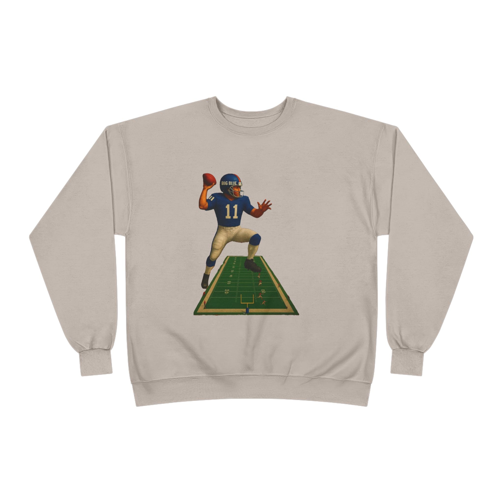 Football Quarterback Graphic Crewneck Sweatshirt