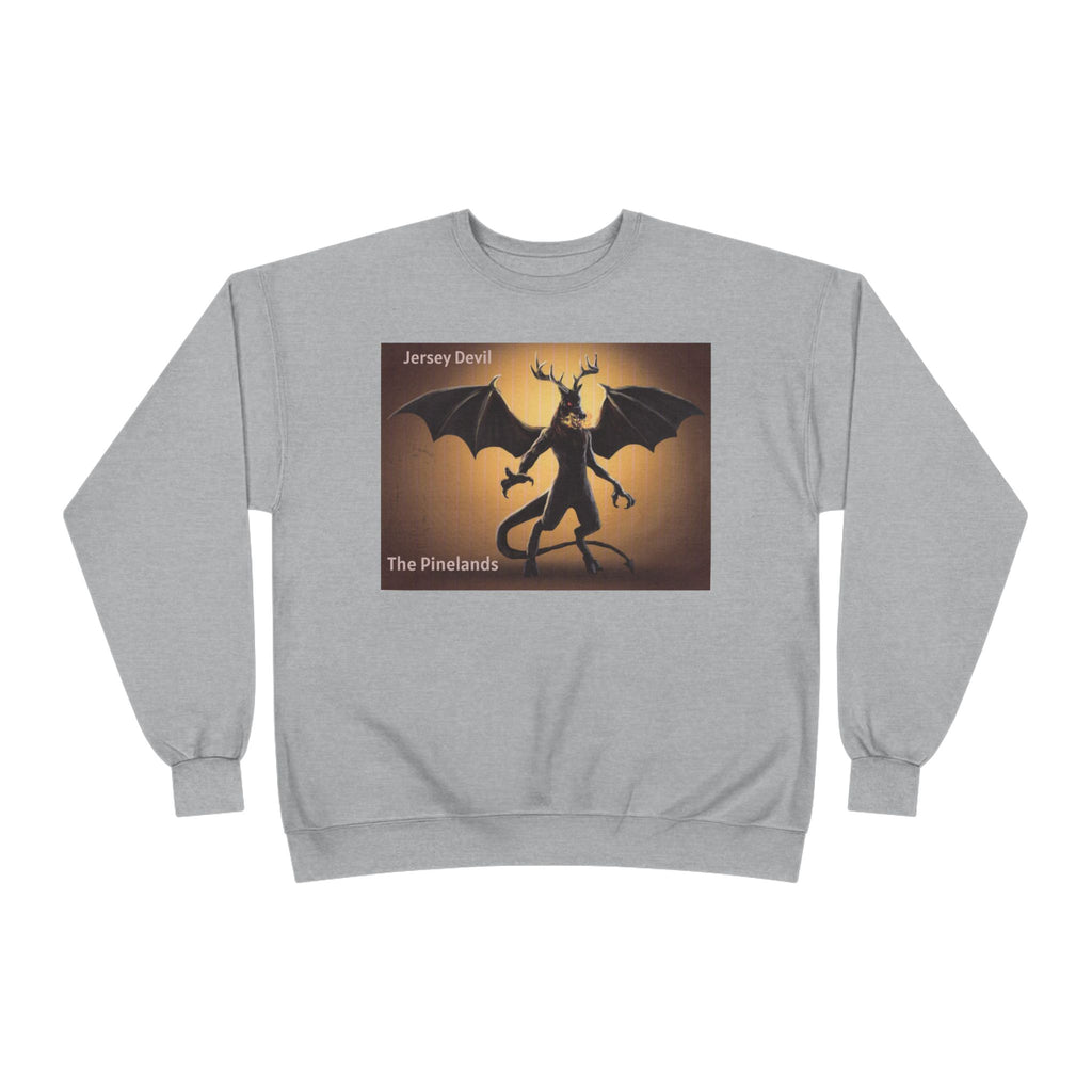 Devil Dragon Crewneck Sweatshirt – "The Firelands" Gothic Fantasy Graphic