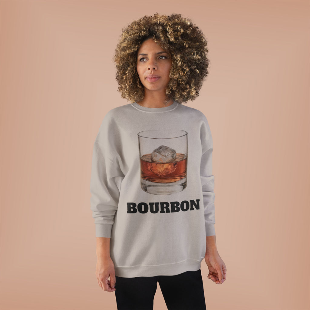 Bourbon Glass Sweatshirt — Vintage Whiskey Crewneck