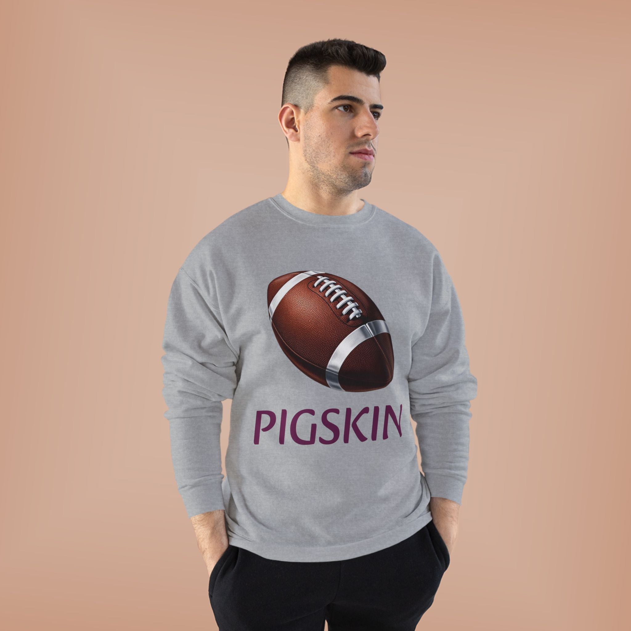 Football Vintage Graphic Sweatshirt — "Pigskin" Crewneck