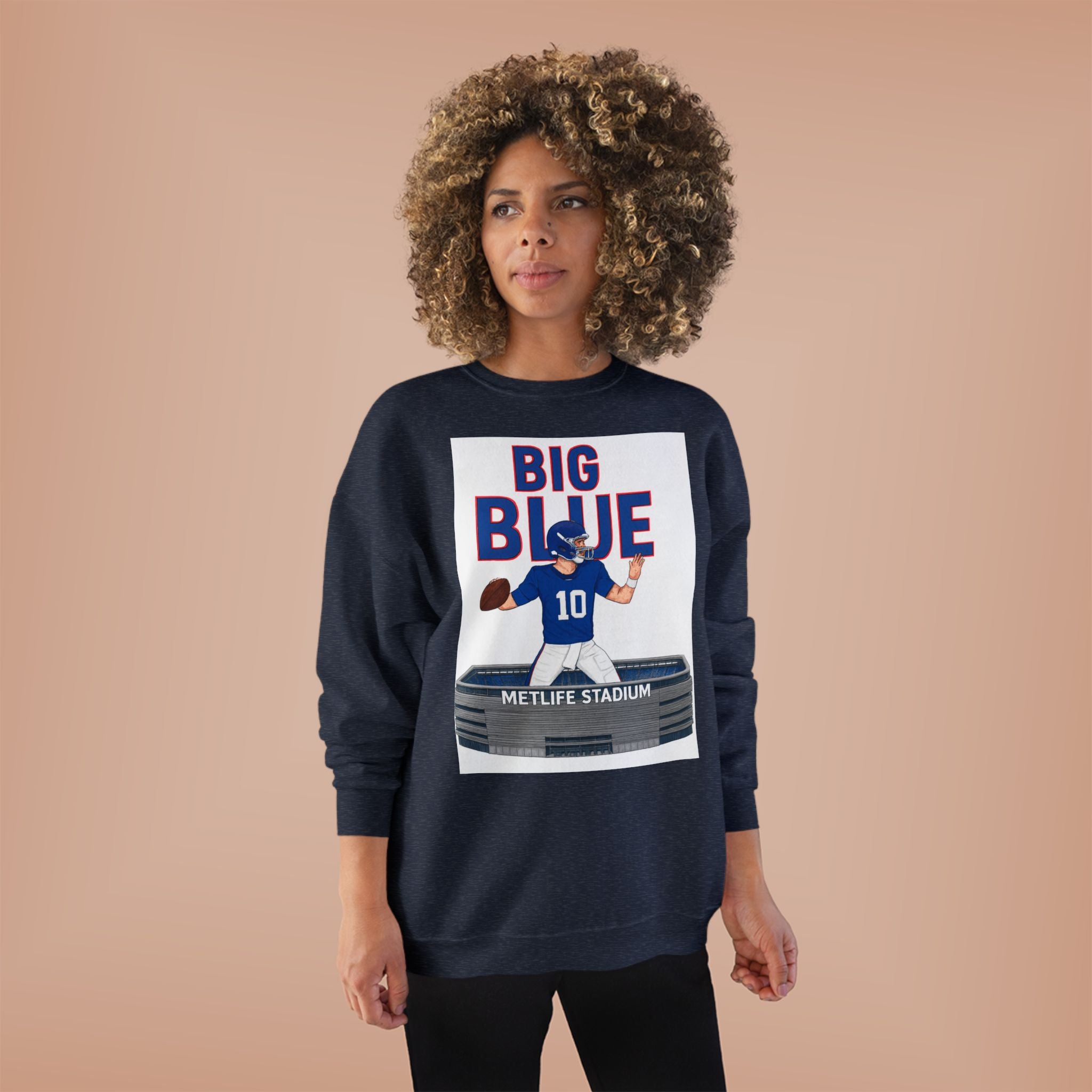 Big Blue '10' MetLife Stadium Crewneck Sweatshirt