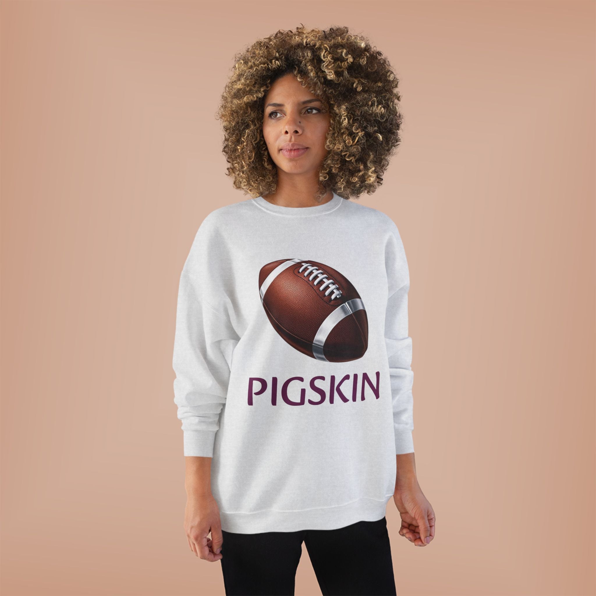 Football Vintage Graphic Sweatshirt — "Pigskin" Crewneck