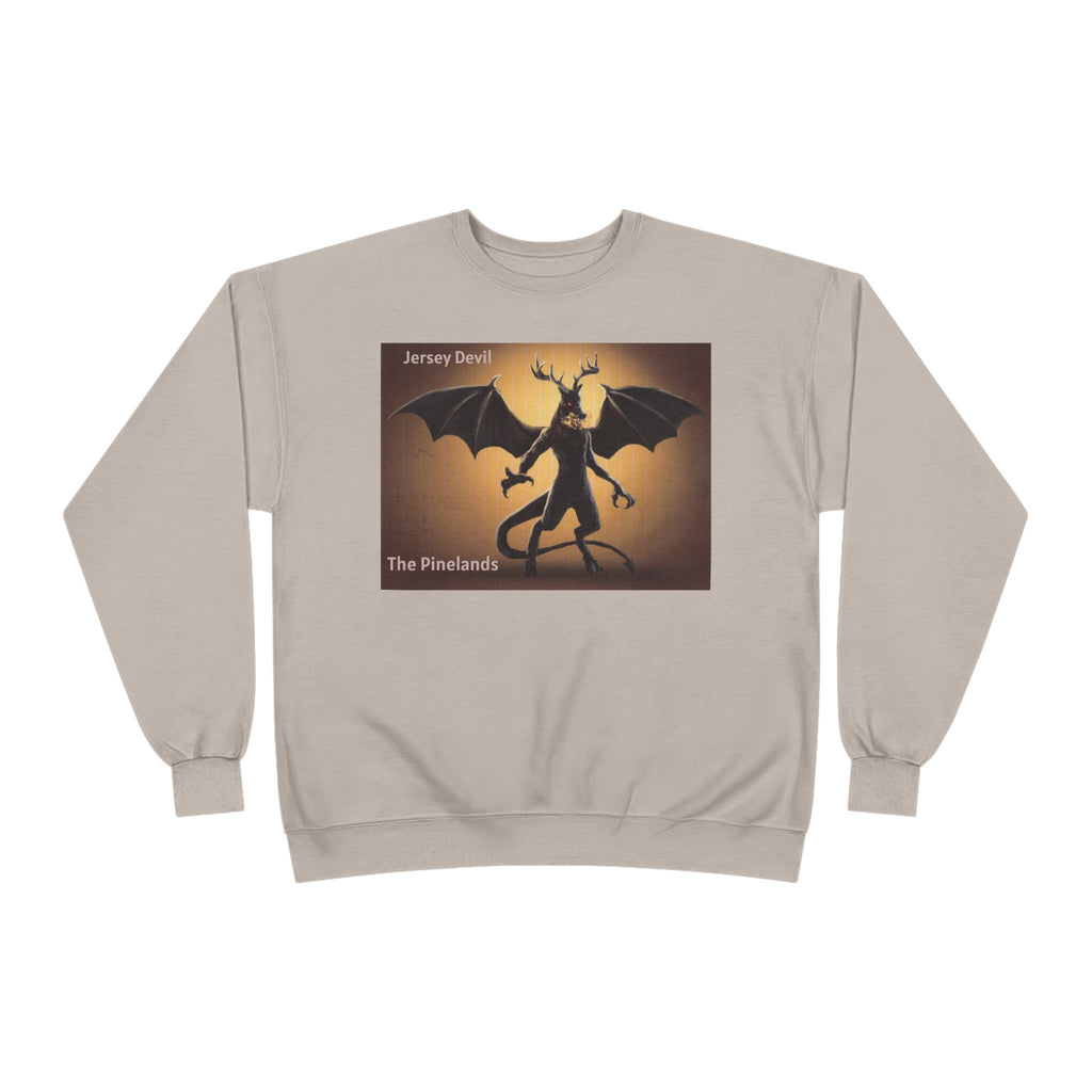 Devil Dragon Crewneck Sweatshirt – "The Firelands" Gothic Fantasy Graphic