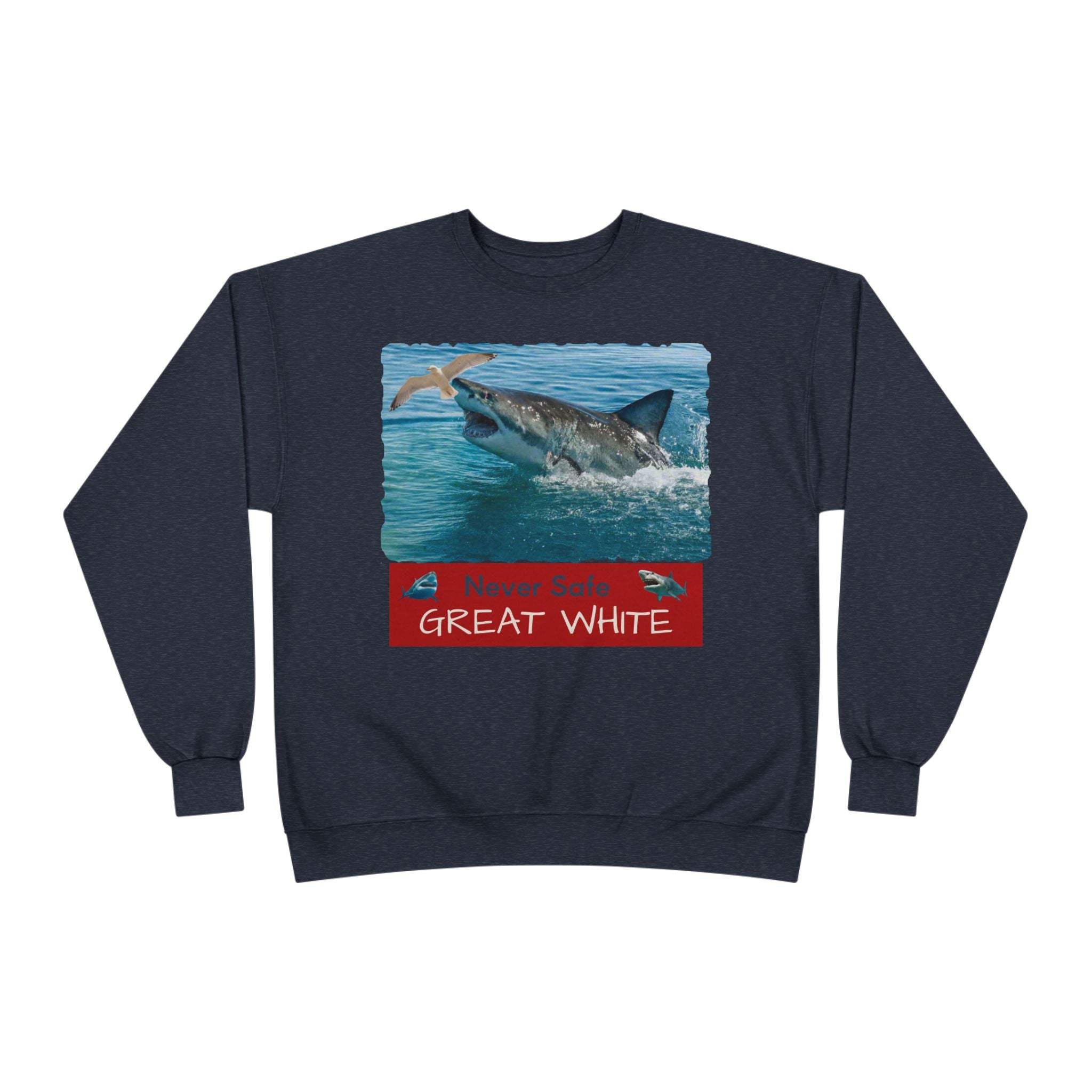 Great White Shark Crewneck Sweatshirt