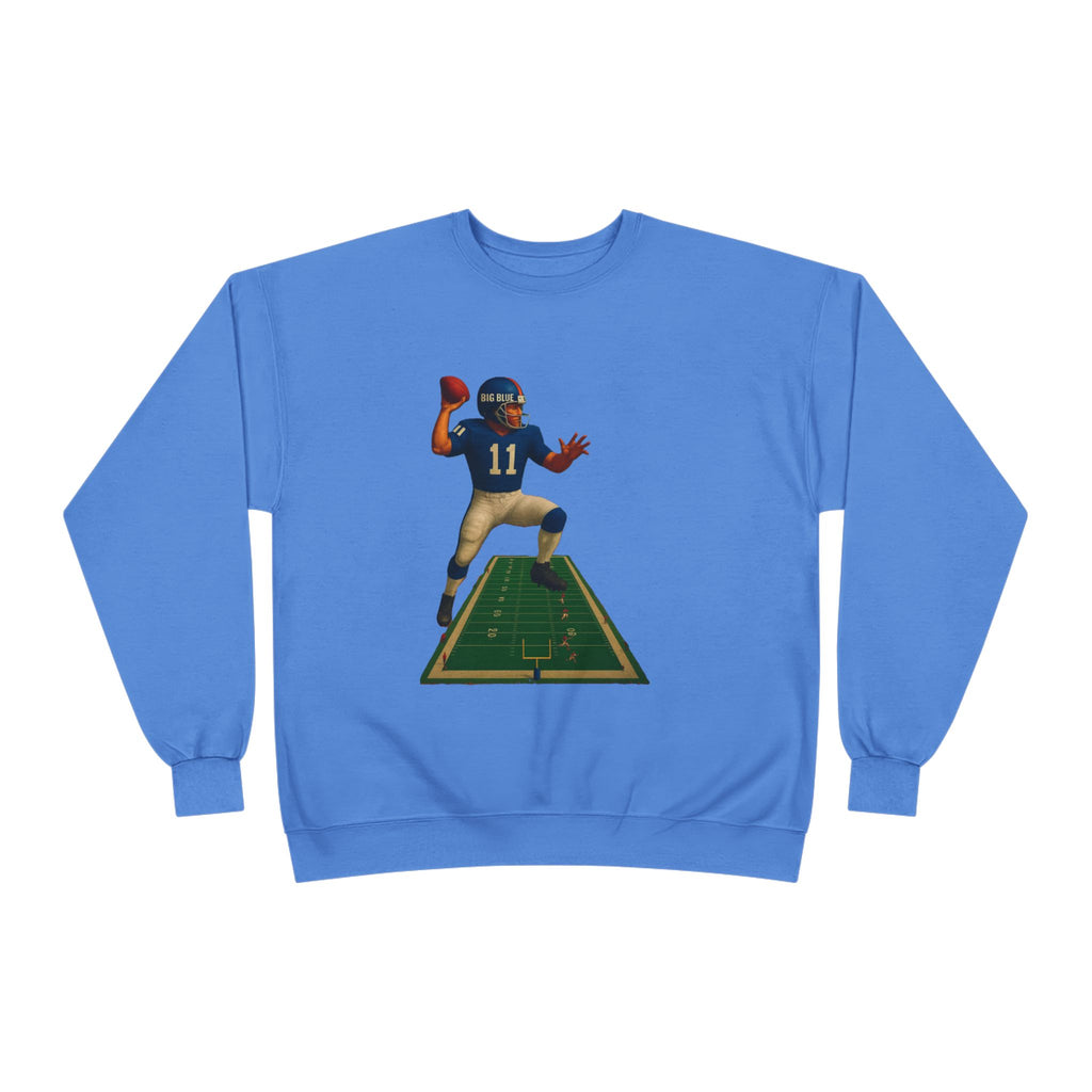 Football Quarterback Graphic Crewneck Sweatshirt