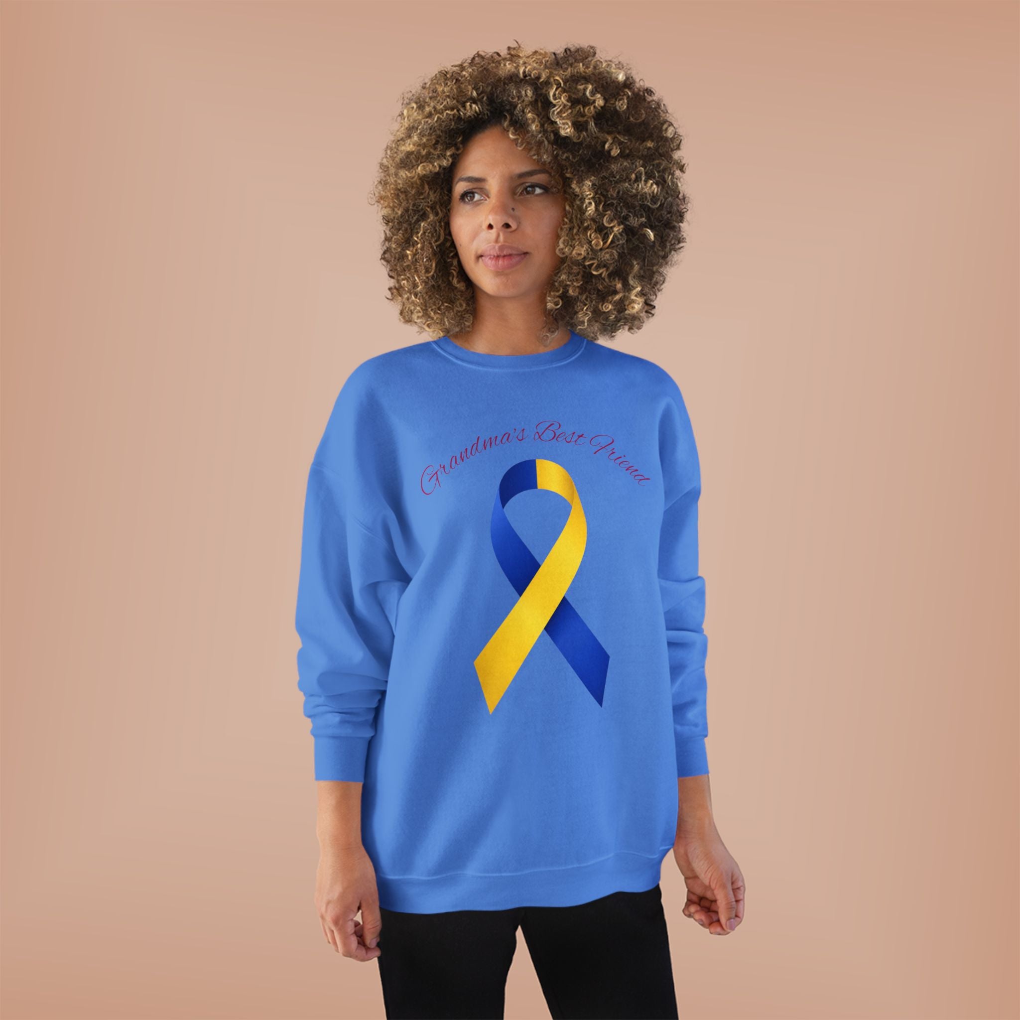 Grandma's Brave Cancer Ribbon Sweatshirt