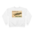 Crocodile Graphic Sweatshirt — "Check Out My Big Croc" Vintage Beach Vibe