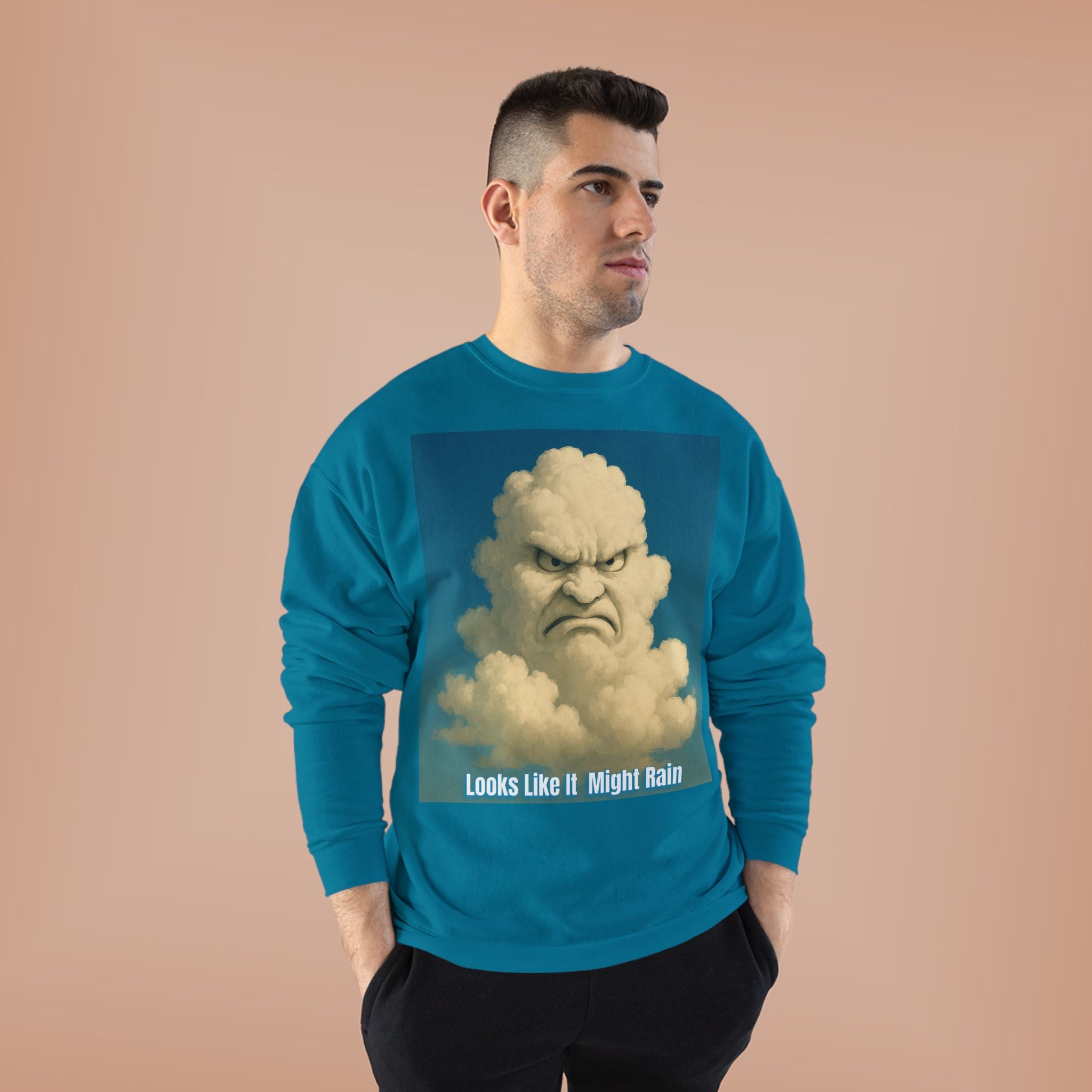 Angry Cloud 'Looks Like It Might Rain' Sweatshirt