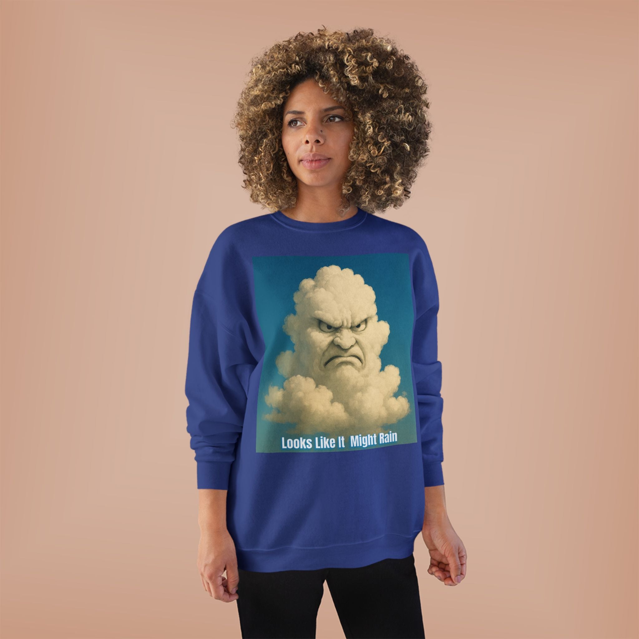 Angry Cloud 'Looks Like It Might Rain' Sweatshirt