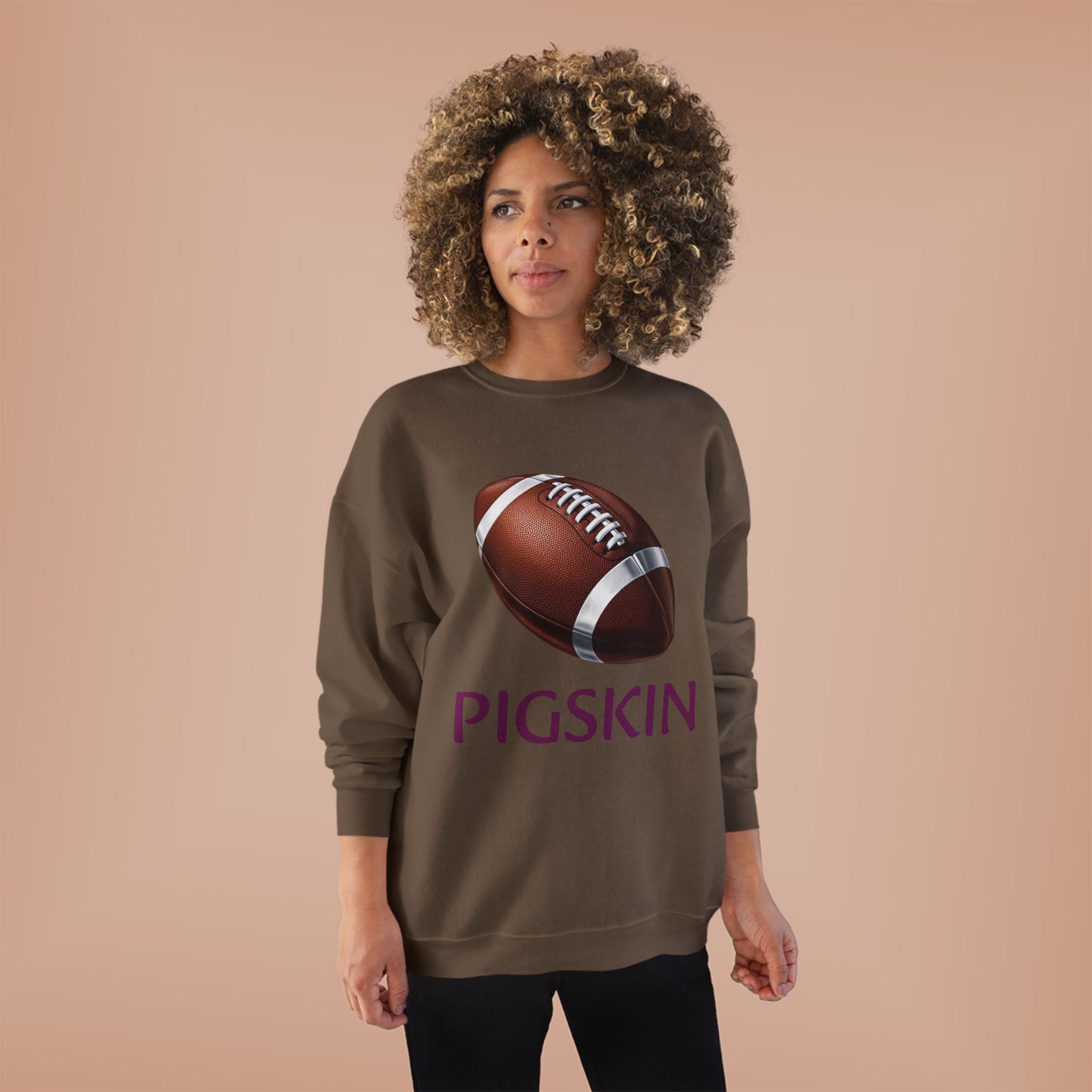 Football Vintage Graphic Sweatshirt — "Pigskin" Crewneck
