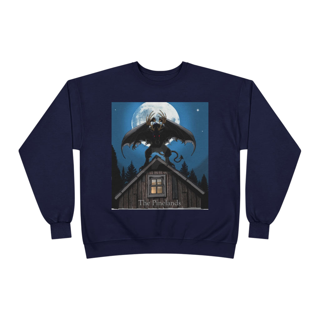 Werewolf Moon Crewneck Sweatshirt — Night Forest Horror Graphic