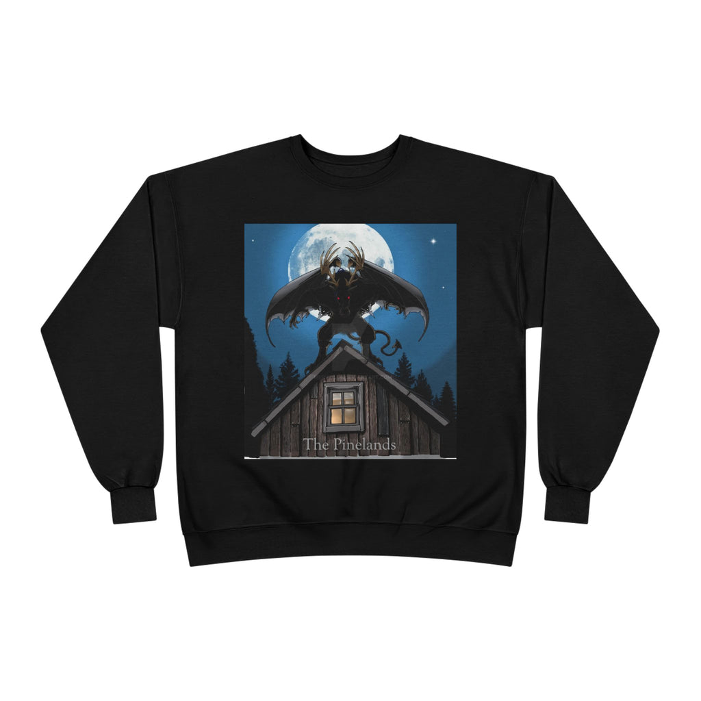 Werewolf Moon Crewneck Sweatshirt — Night Forest Horror Graphic