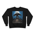 Werewolf Moon Crewneck Sweatshirt — Night Forest Horror Graphic