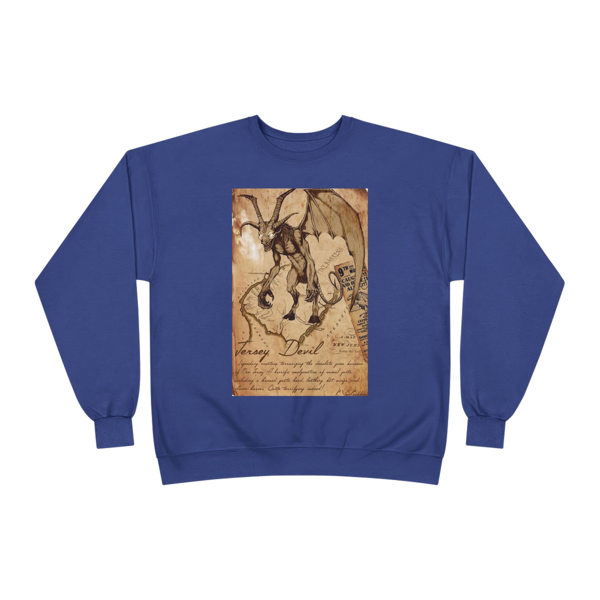 Vintage Demon Sketch Crewneck Sweatshirt