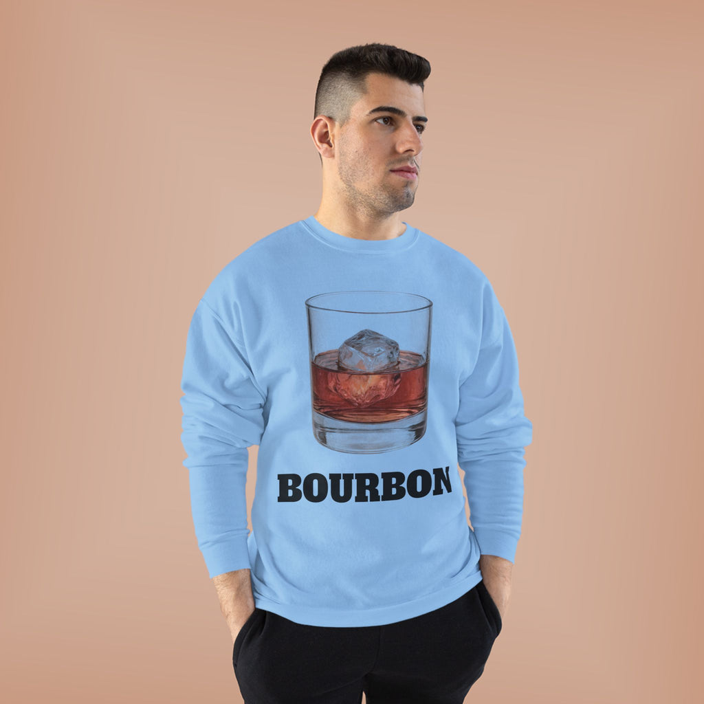 Bourbon Glass Sweatshirt — Vintage Whiskey Crewneck