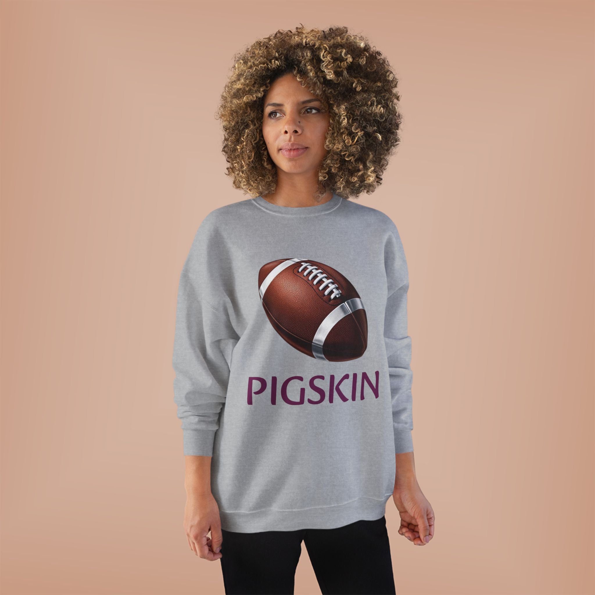 Football Vintage Graphic Sweatshirt — "Pigskin" Crewneck