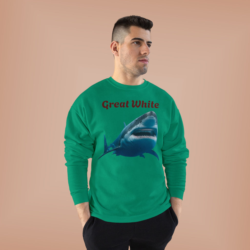 Great White Shark Crewneck Sweatshirt