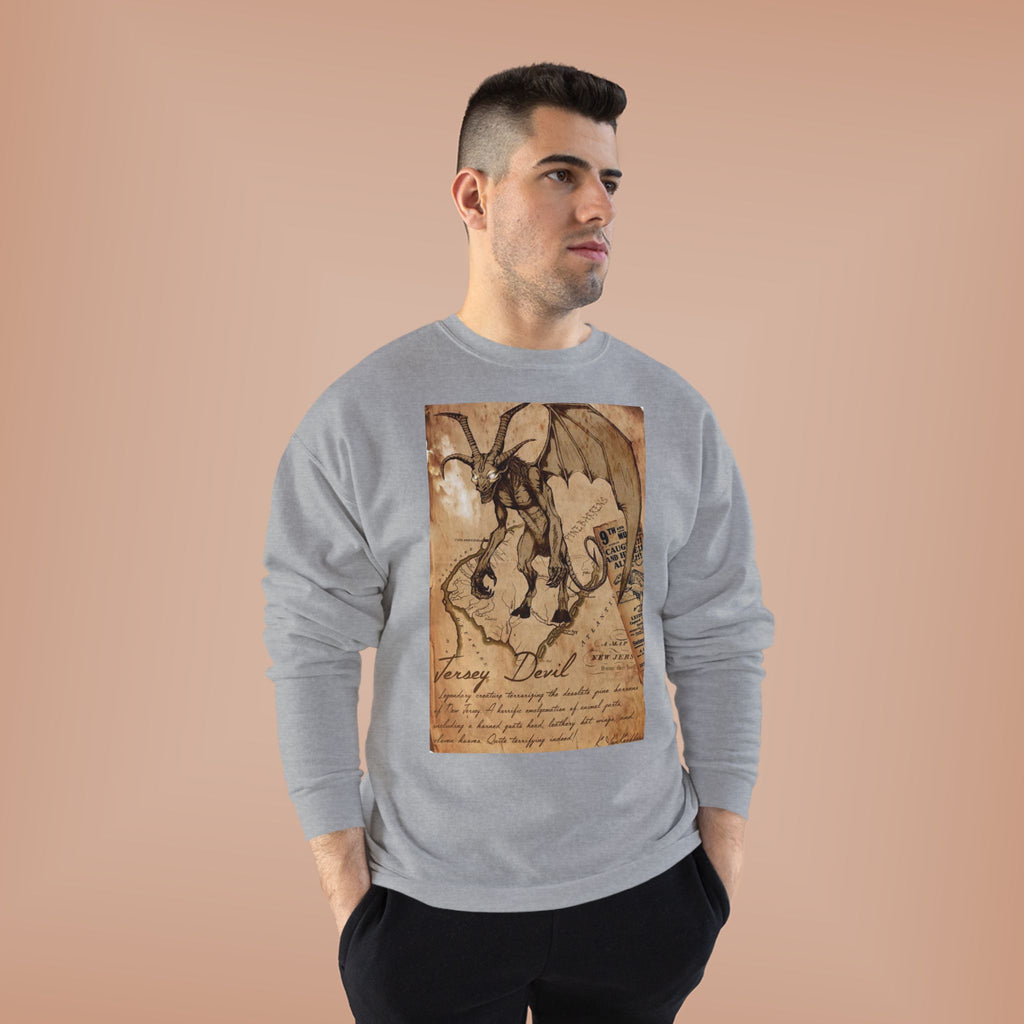 Vintage Demon Sketch Crewneck Sweatshirt