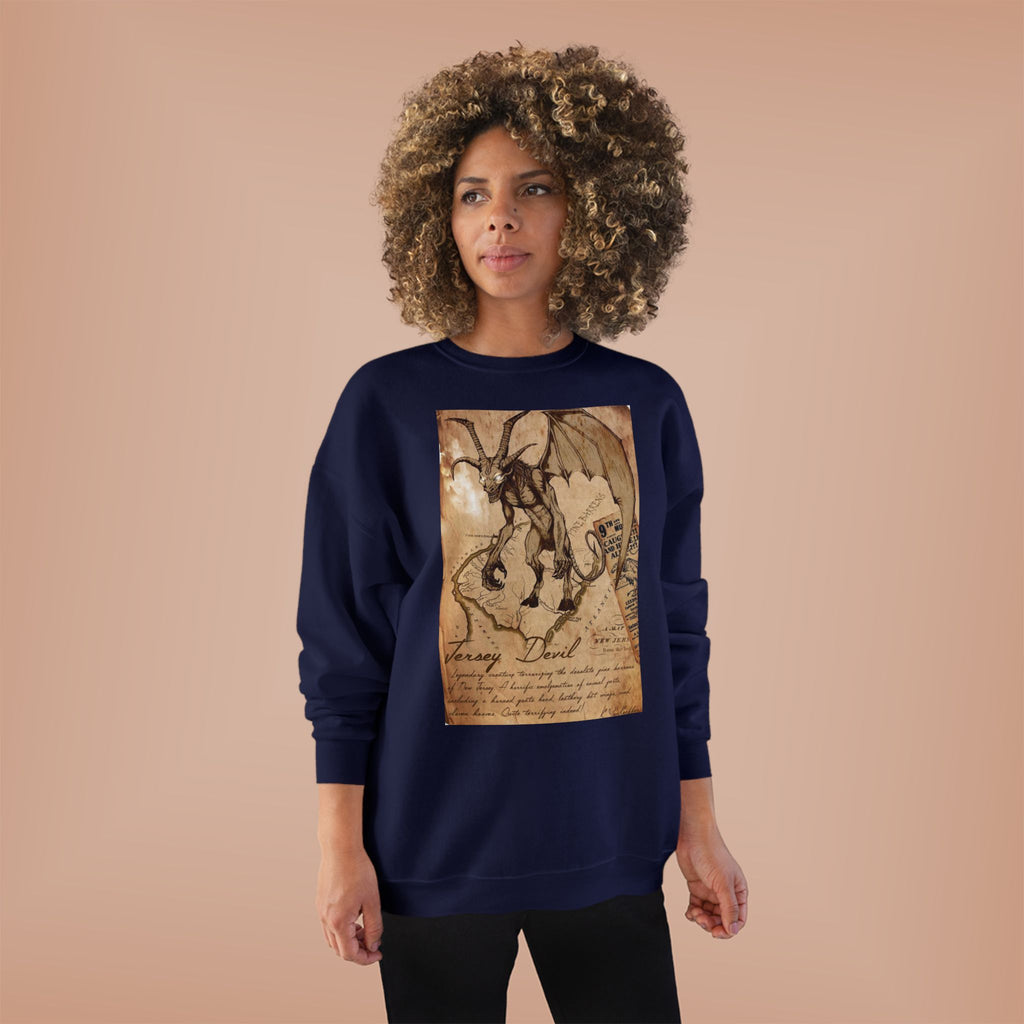 Vintage Demon Sketch Crewneck Sweatshirt