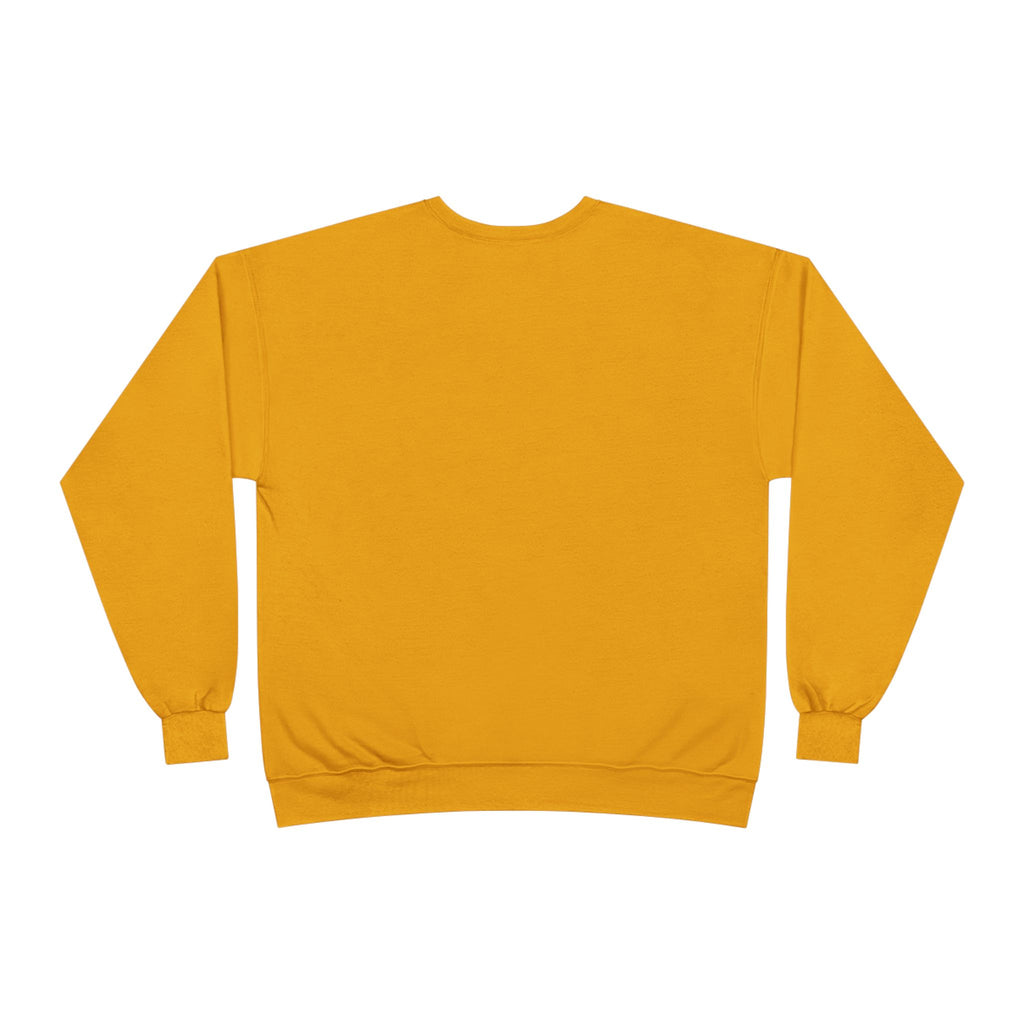 Crewneck Sweatshirt — "Boob Block" Hands Graphic Pullover