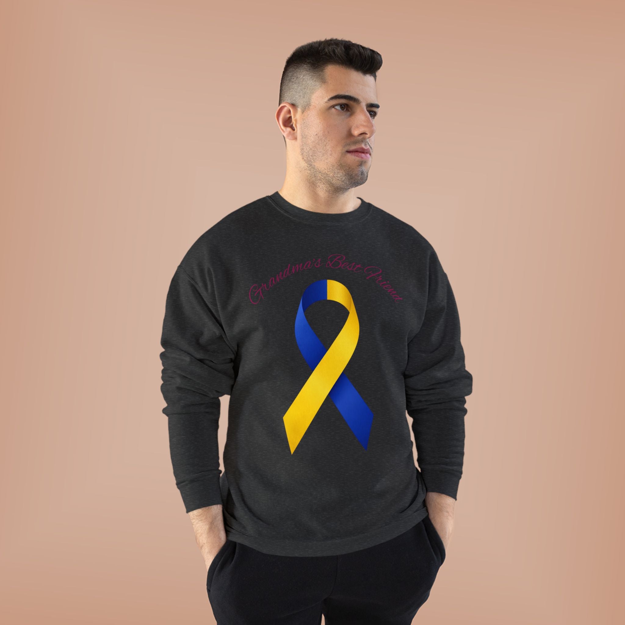 Grandma's Brave Cancer Ribbon Sweatshirt