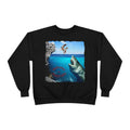 Crewneck Sweatshirt - Cliff Diver Shark Graphic