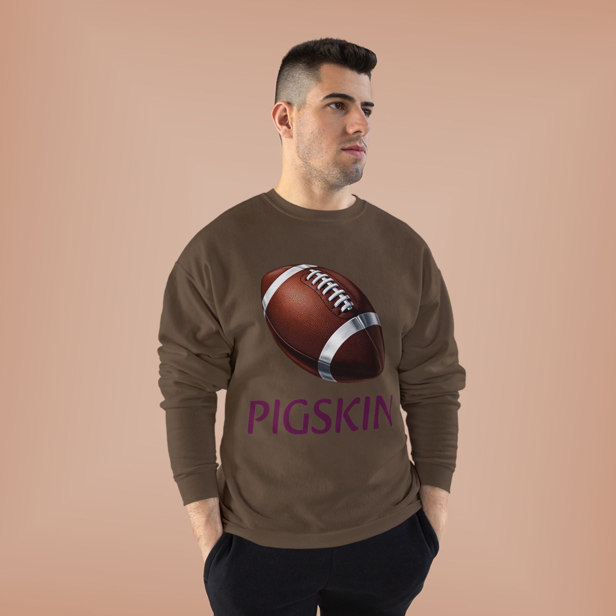 Football Vintage Graphic Sweatshirt — "Pigskin" Crewneck