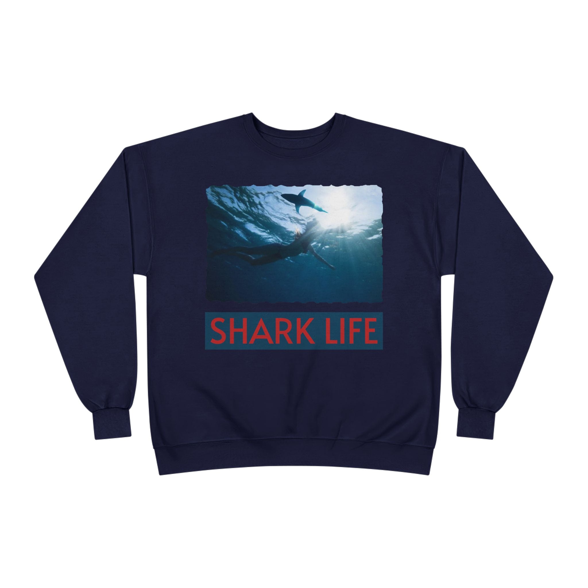 Ocean Sharks Photo Crewneck Sweatshirt