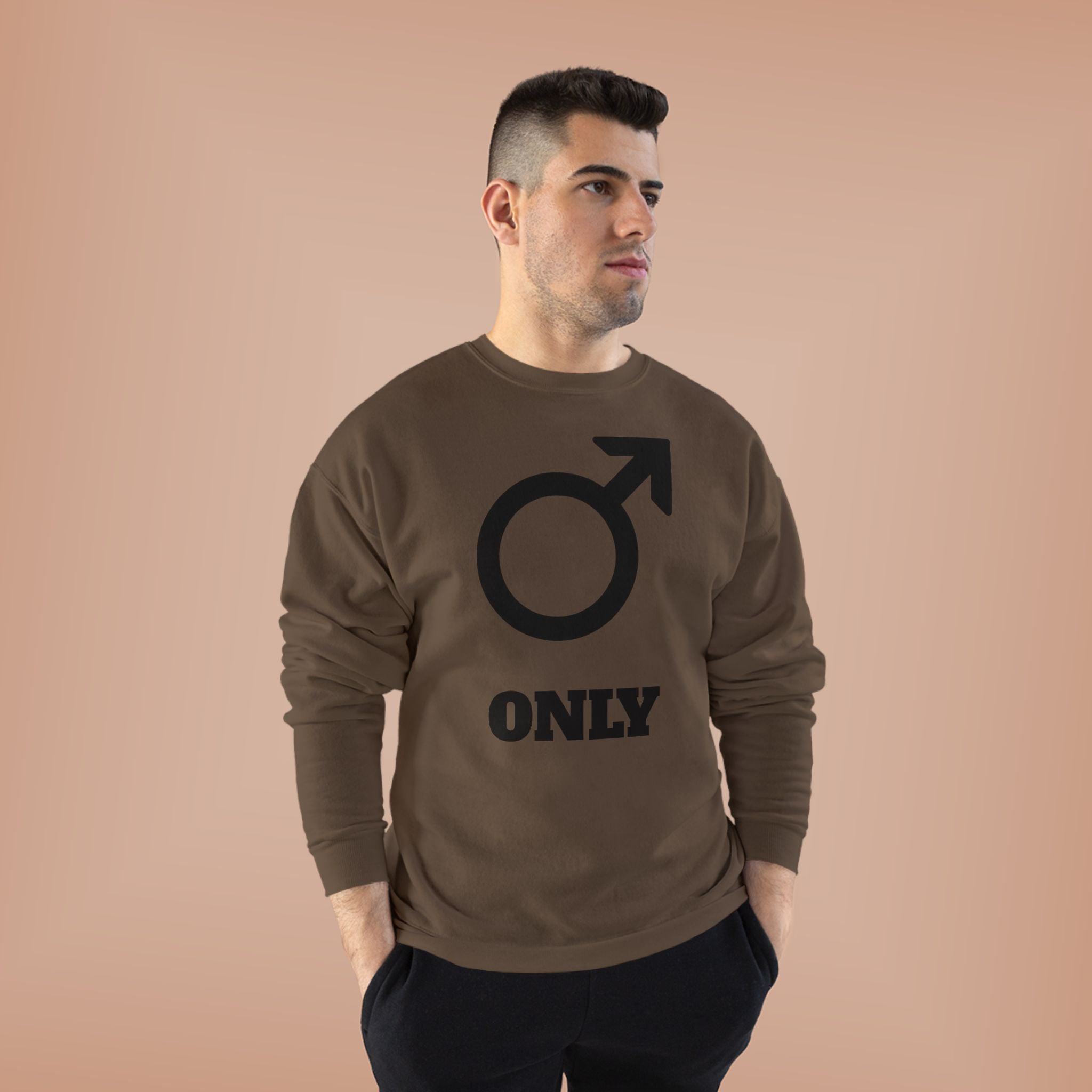 Male Symbol 'Only' Crewneck Sweatshirt