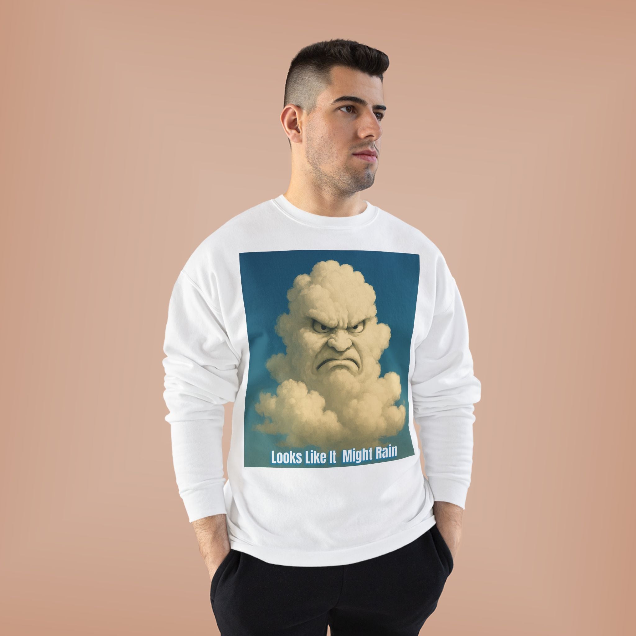 Angry Cloud 'Looks Like It Might Rain' Sweatshirt