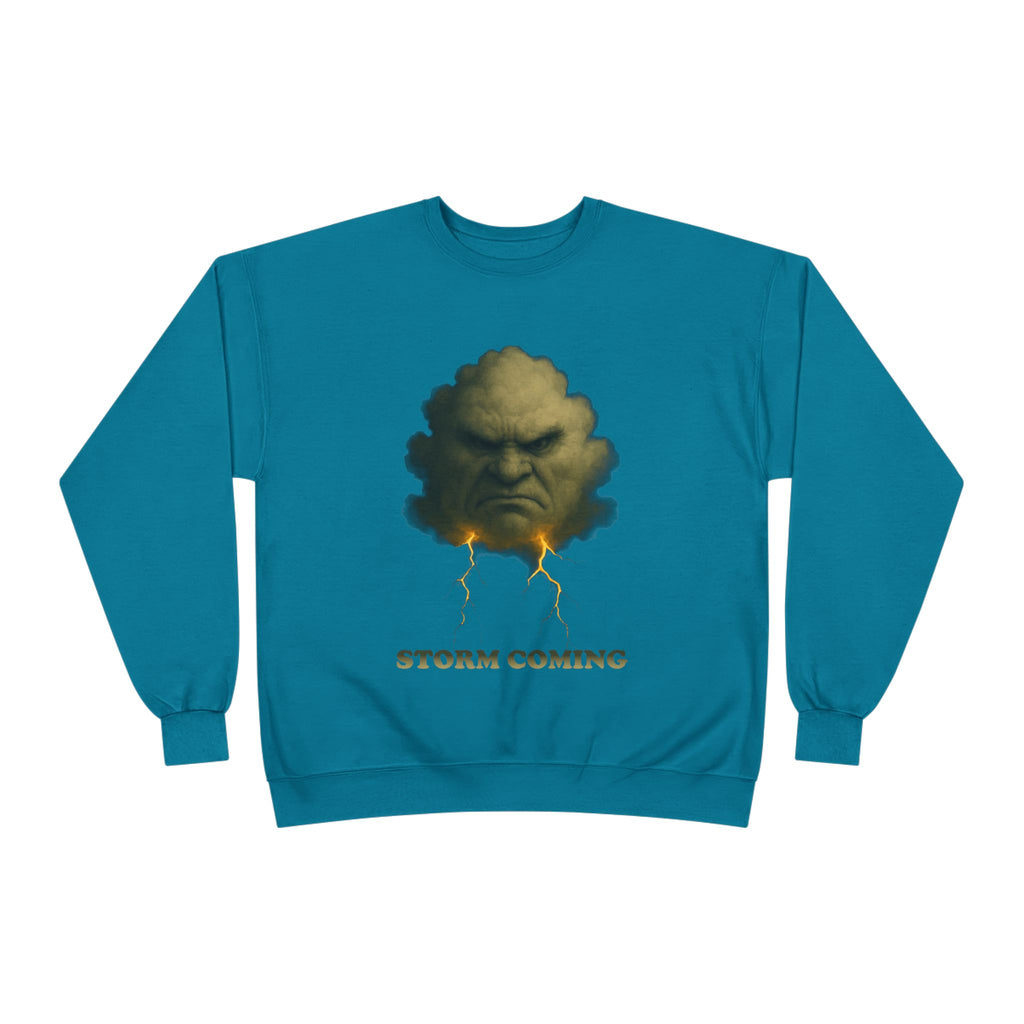 Storm Coming Sweatshirt — Angry Cloud Graphic Crewneck