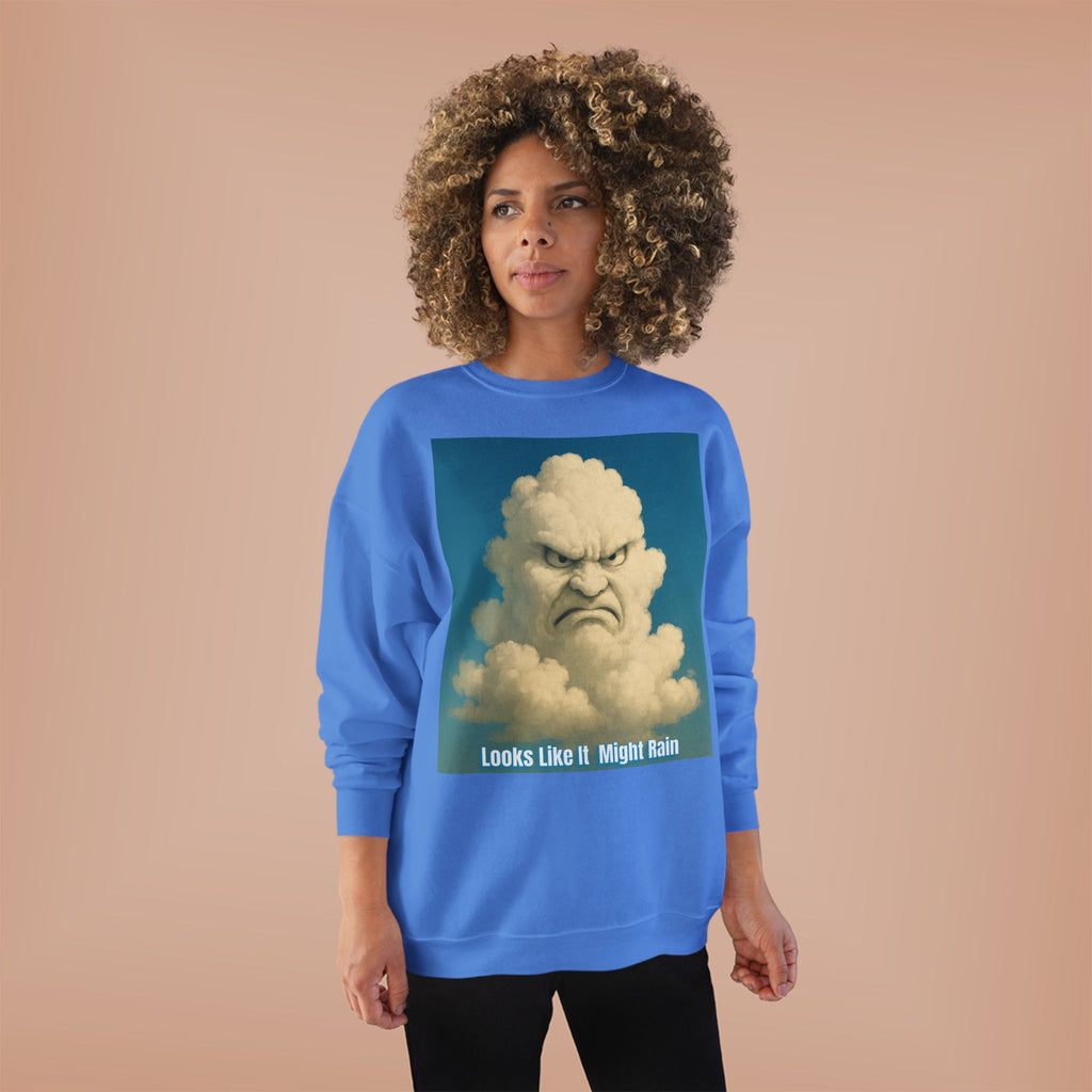 Angry Cloud 'Looks Like It Might Rain' Sweatshirt
